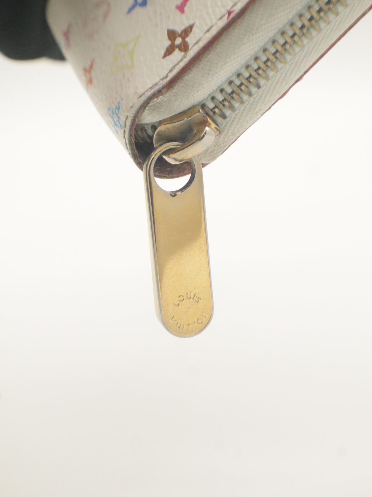 Louis Vuitton Zippy Wallet Monogram Multicolor White