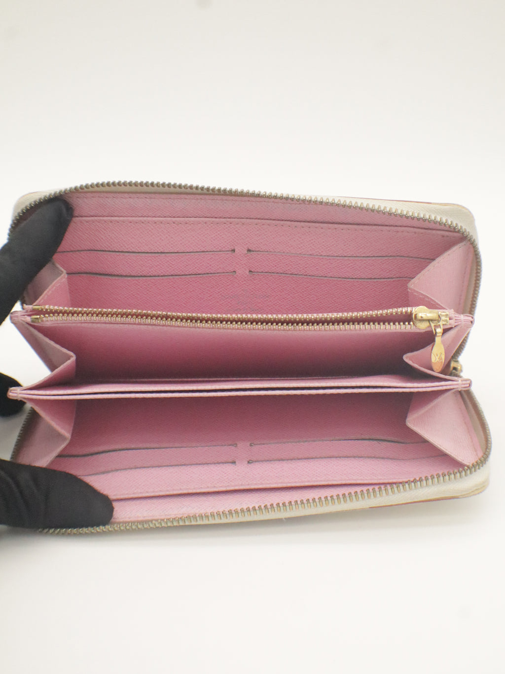Louis Vuitton Zippy Wallet Monogram Multicolor White