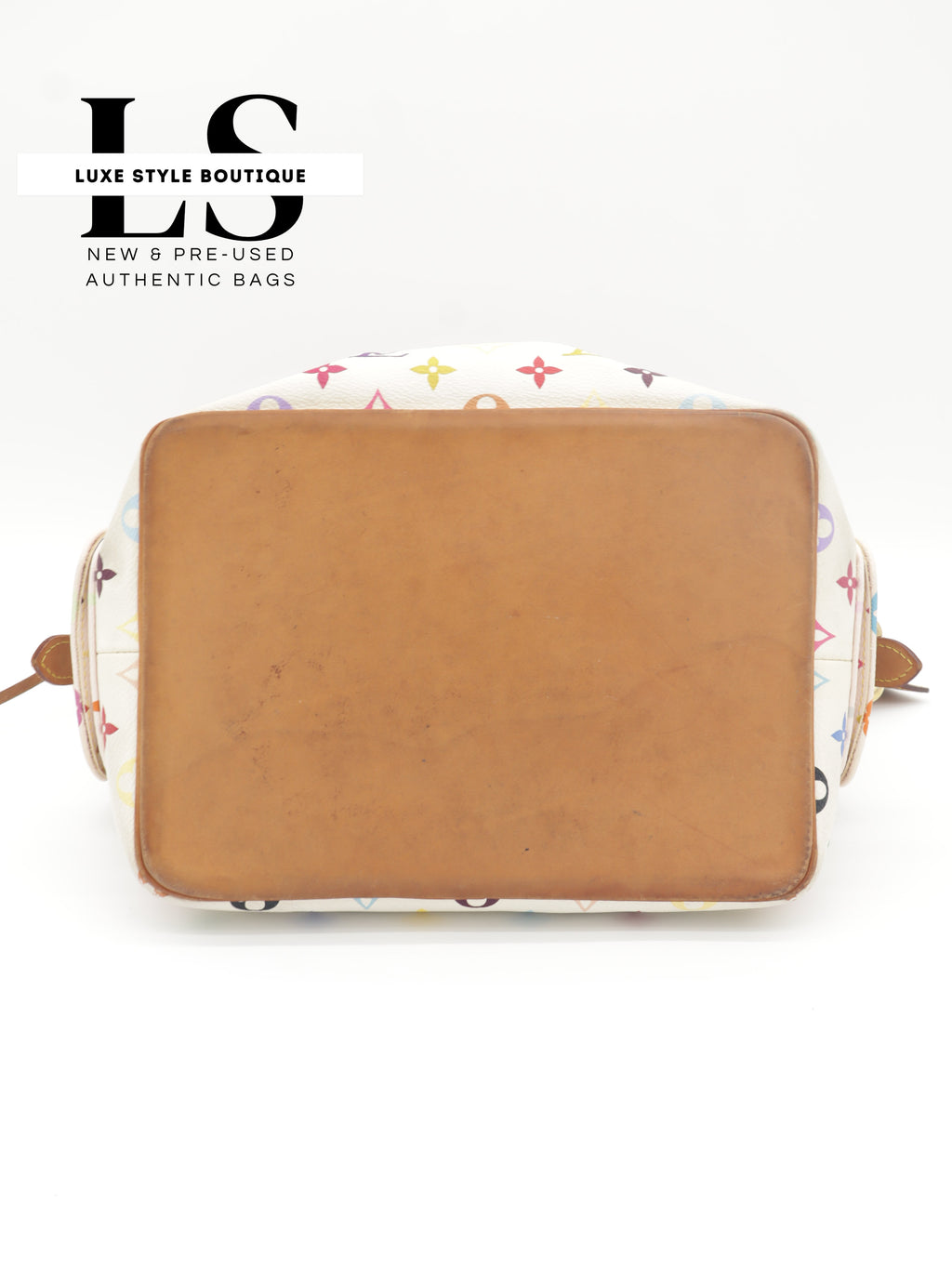 Louis Vuitton x Takashi Murakami Petit Noe Monogram Multicolor White