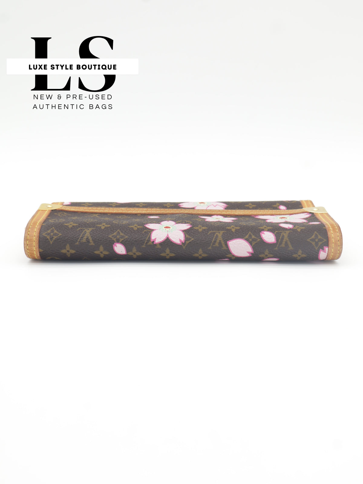 Louis Vuitton x Takashi Murakami 2003 Monogram Cherry Blossom Porte Tresor International