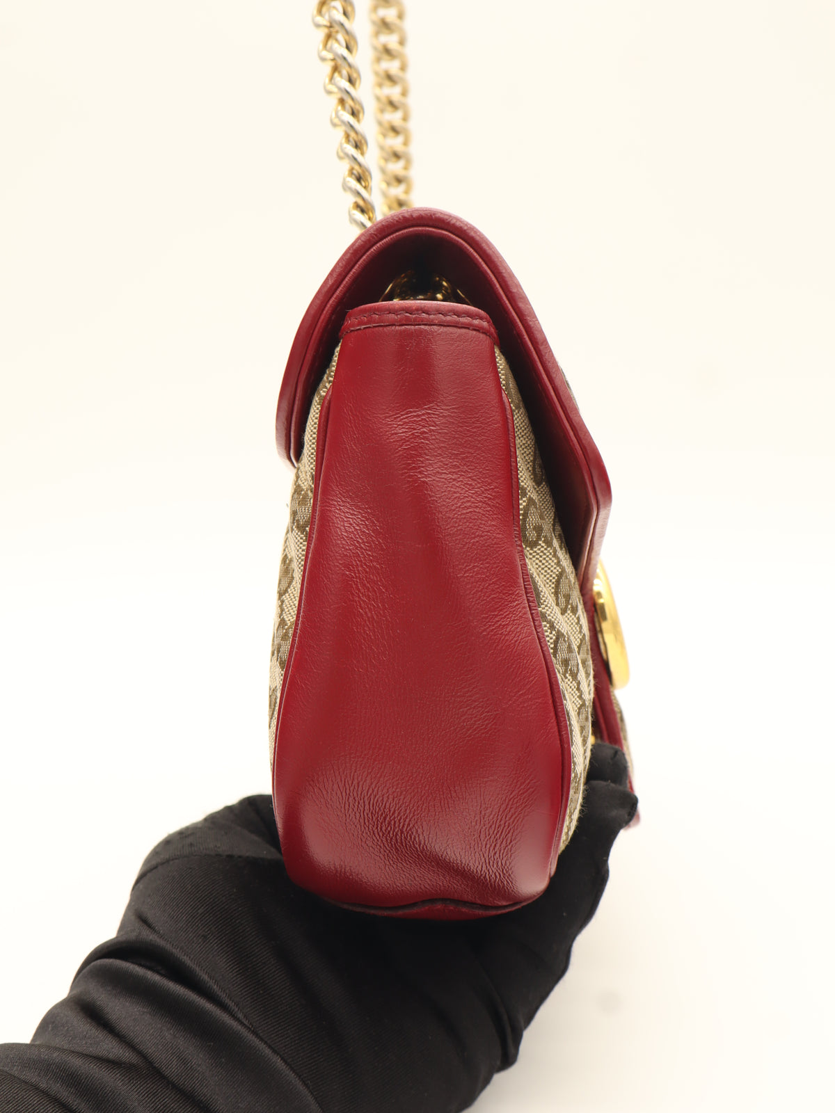 Gucci GG Marmont Small Red/Canvas