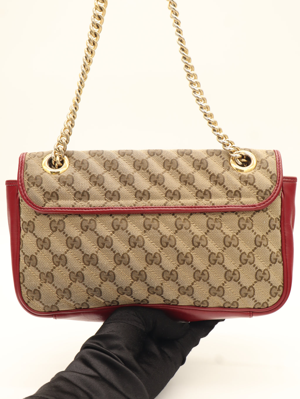 Gucci GG Marmont Small Red/Canvas