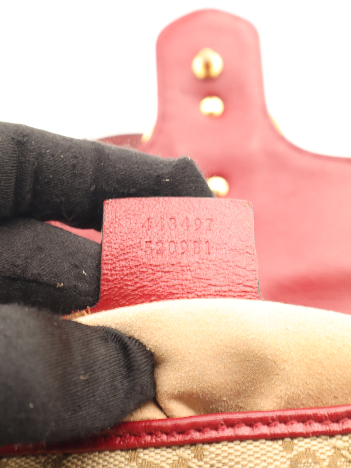Gucci GG Marmont Small Red/Canvas