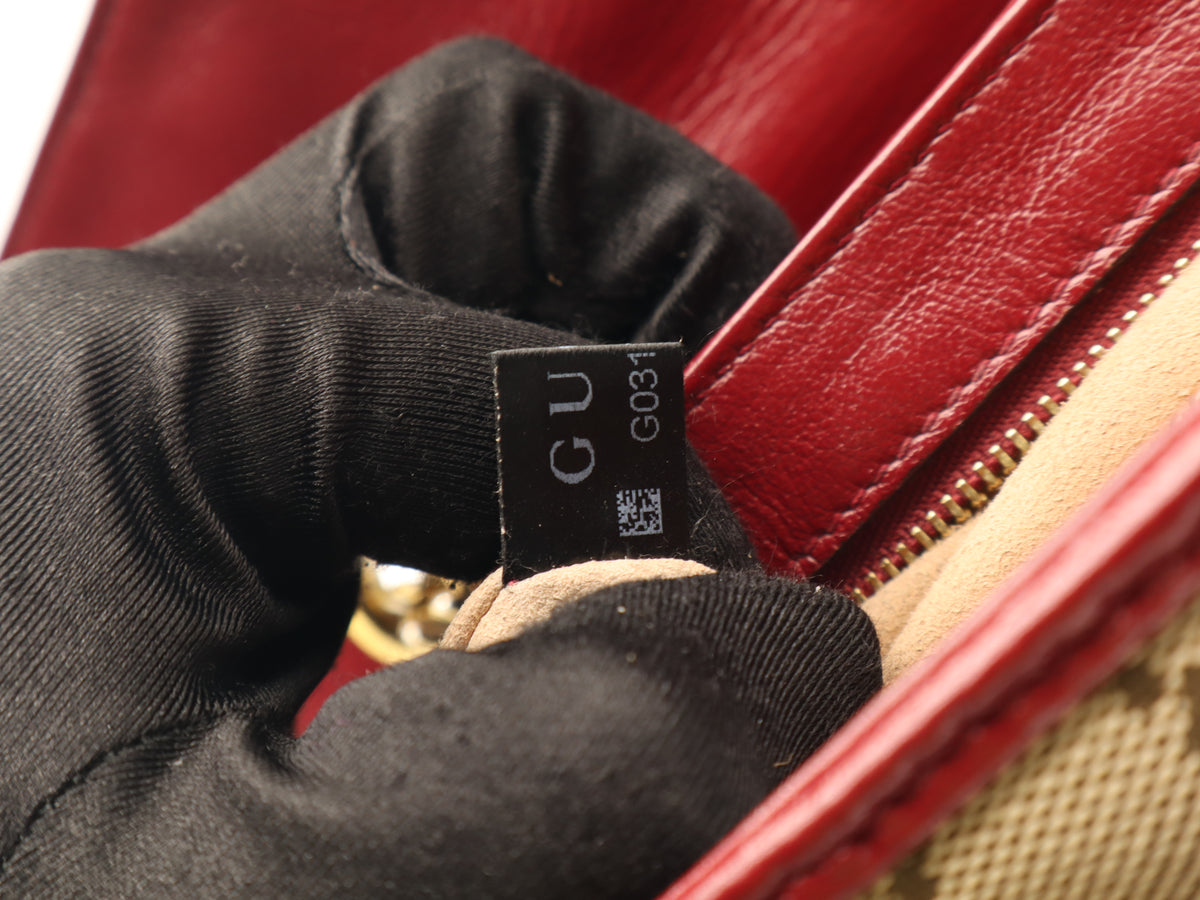 Gucci GG Marmont Small Red/Canvas