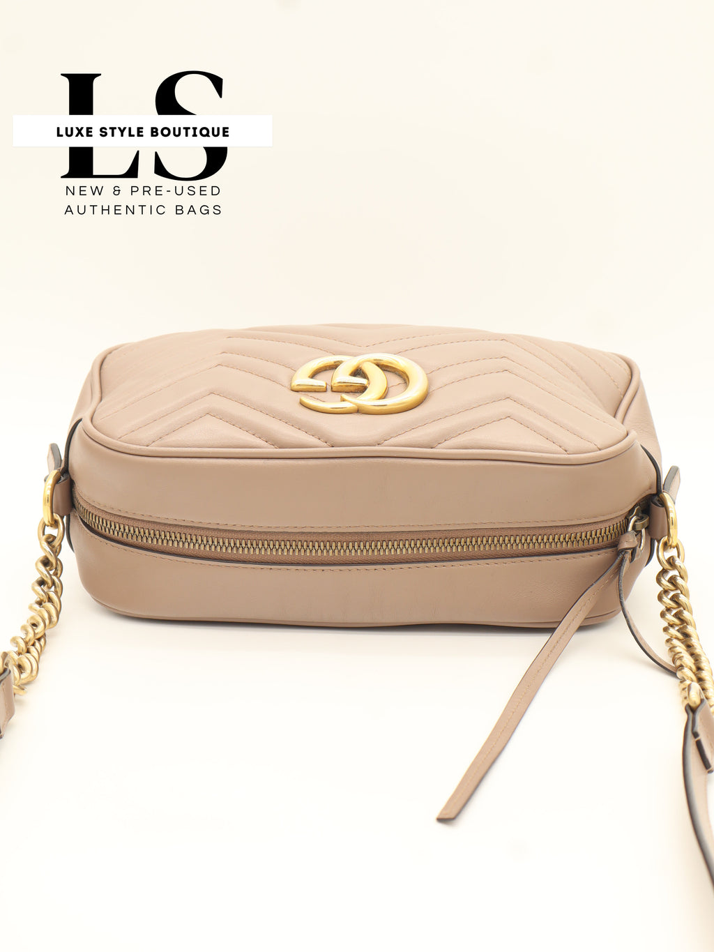 Gucci GG Mini Marmont Matelasse Beige