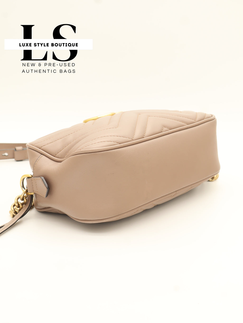 Gucci GG Mini Marmont Matelasse Beige