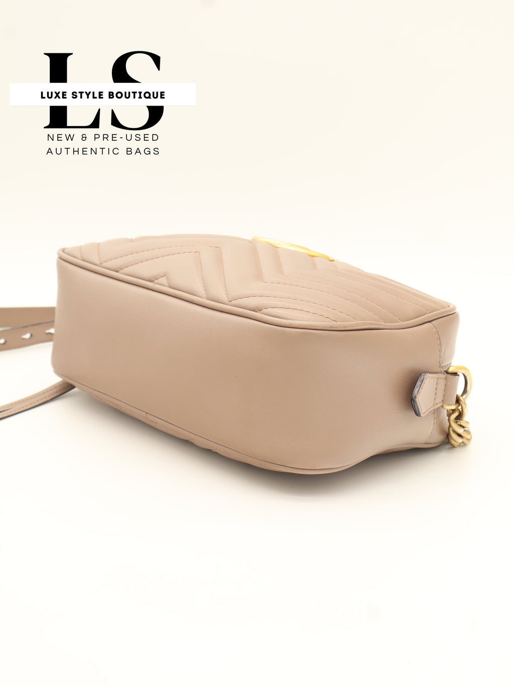 Gucci GG Mini Marmont Matelasse Beige