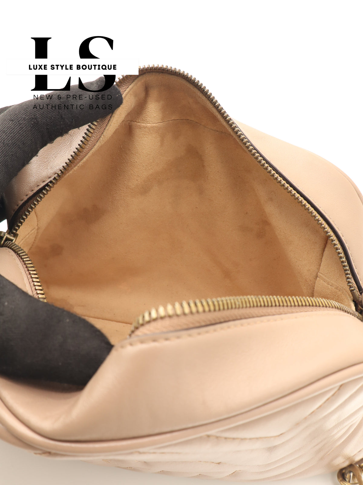 Gucci GG Mini Marmont Matelasse Beige