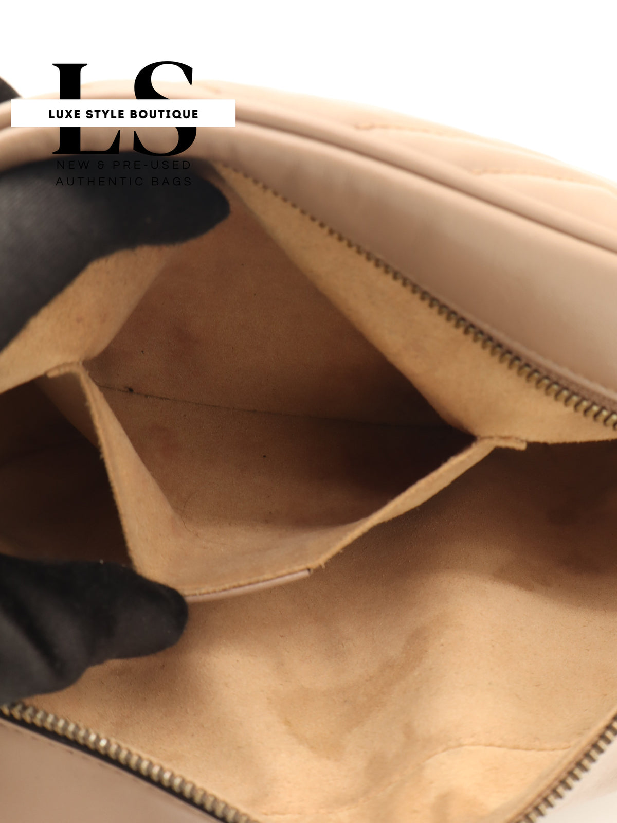 Gucci GG Mini Marmont Matelasse Beige