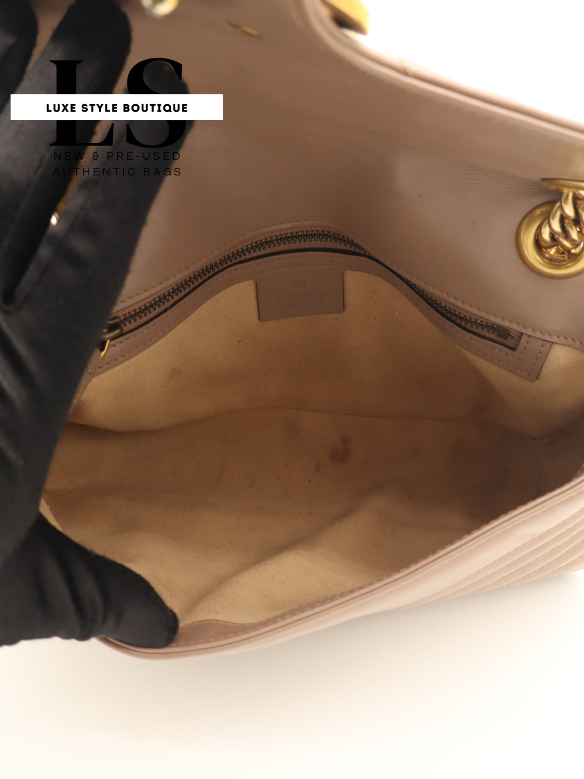Gucci GG Marmont Matelasse Porcelain Rose