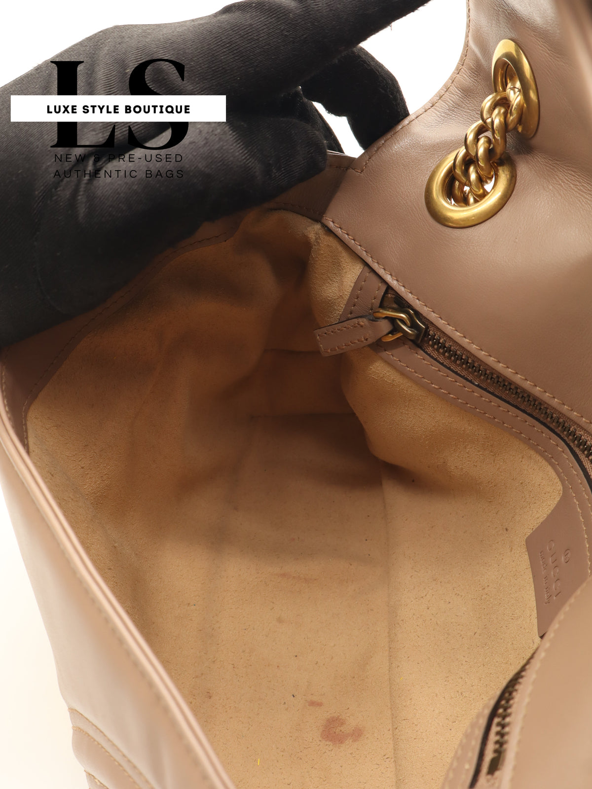 Gucci GG Marmont Matelasse Porcelain Rose
