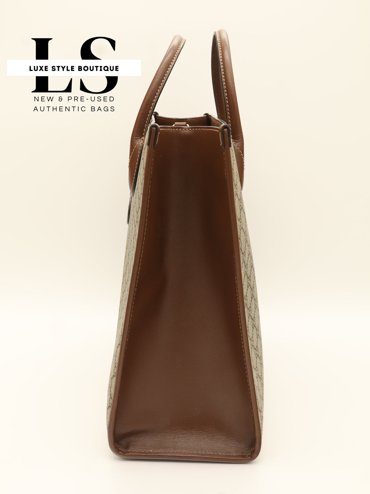Gucci GG Supreme Canvas Interlocking G Tote