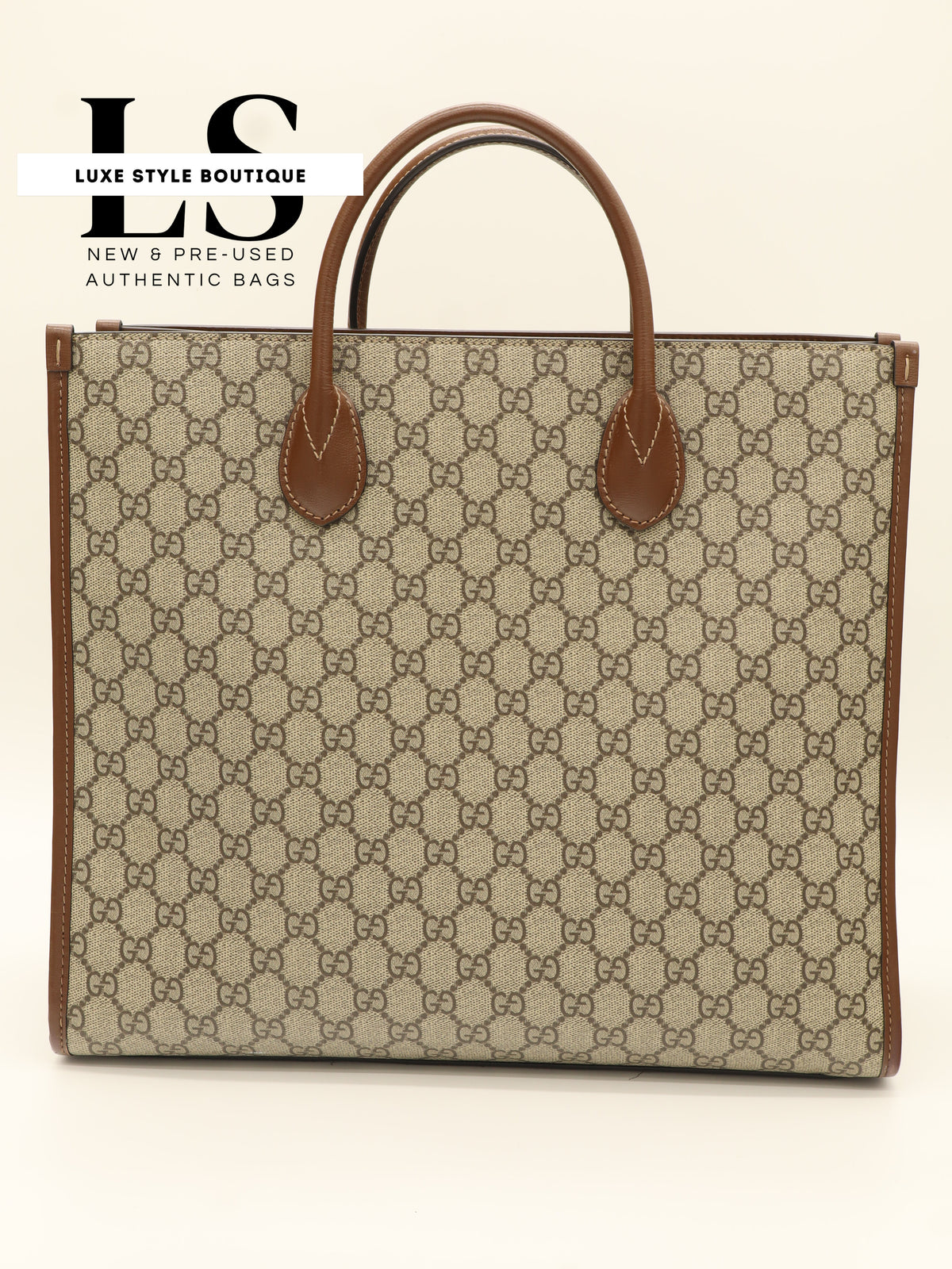 Gucci GG Supreme Canvas Interlocking G Tote
