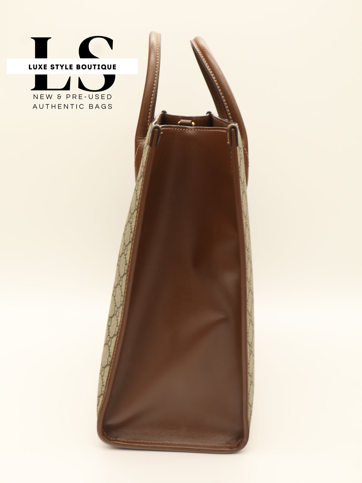 Gucci GG Supreme Canvas Interlocking G Tote