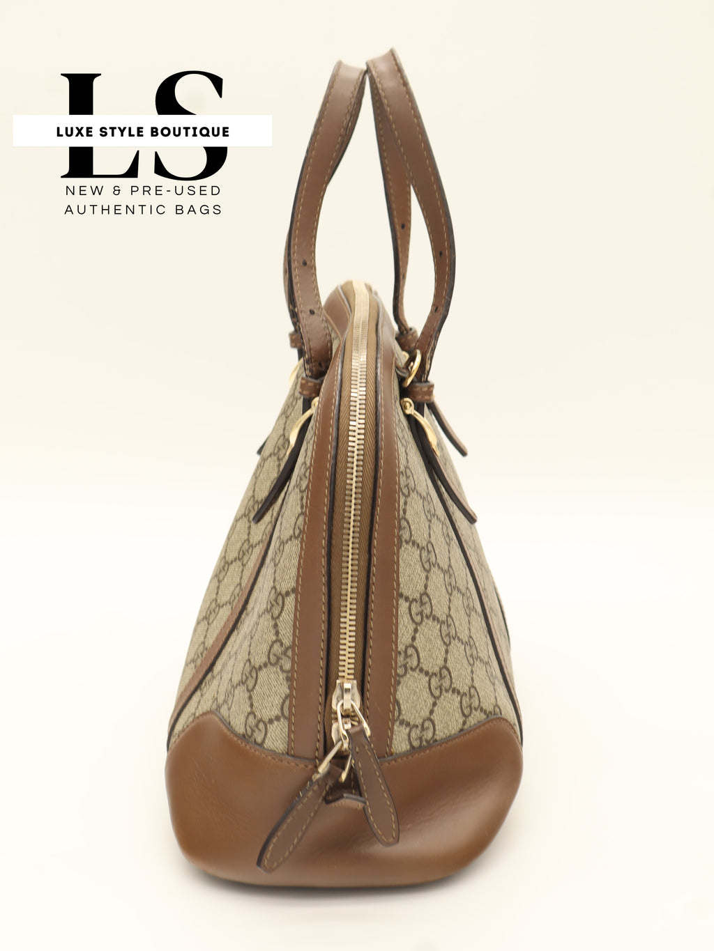 Gucci GG Supreme Monogram Nice Top Handle Dome Bag