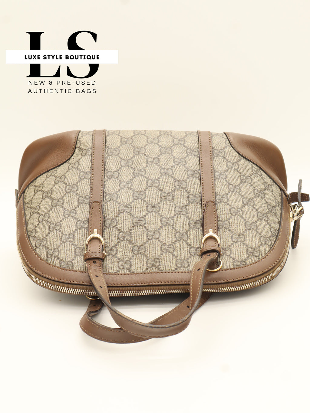 Gucci GG Supreme Monogram Nice Top Handle Dome Bag