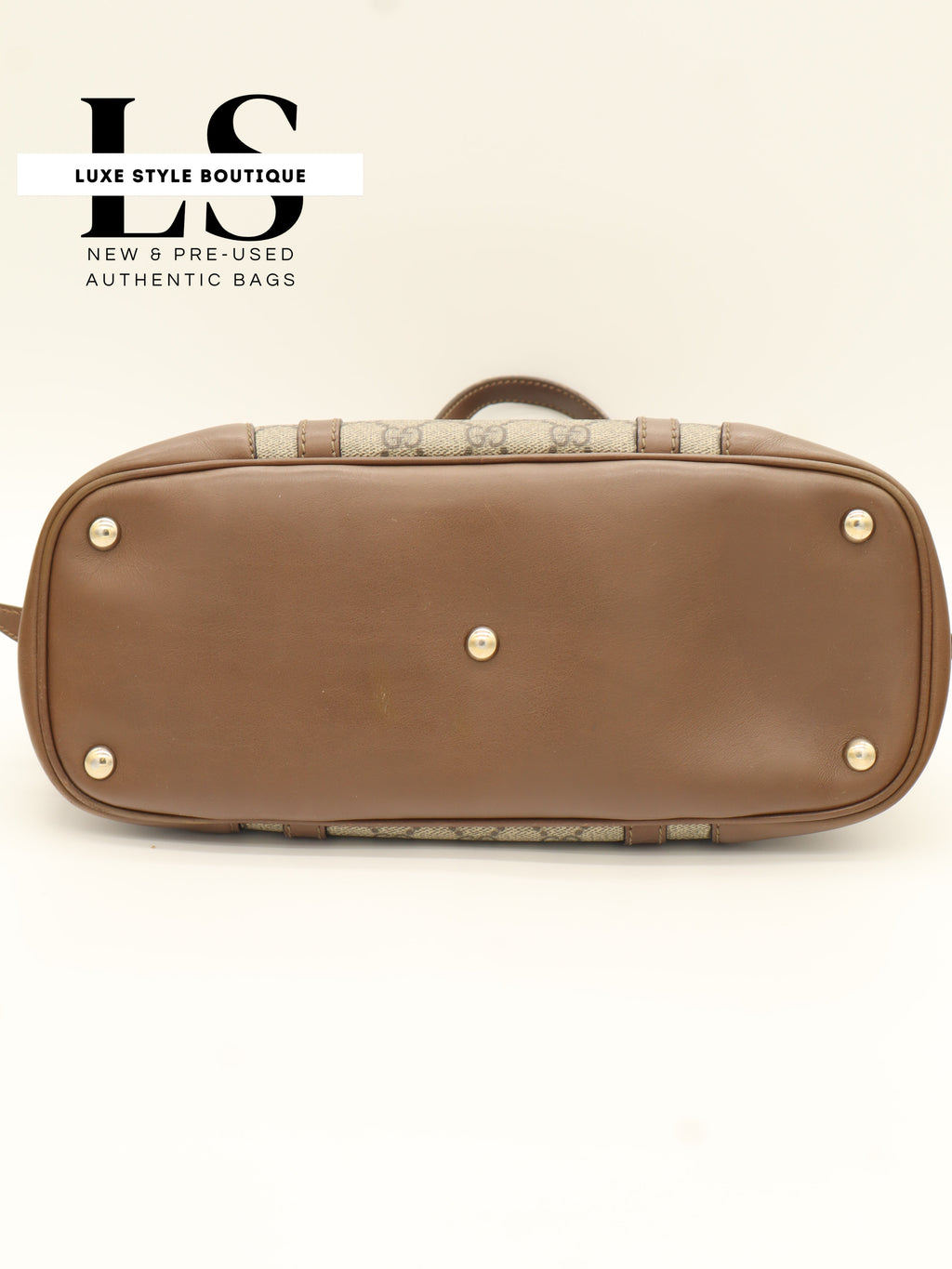 Gucci GG Supreme Monogram Nice Top Handle Dome Bag