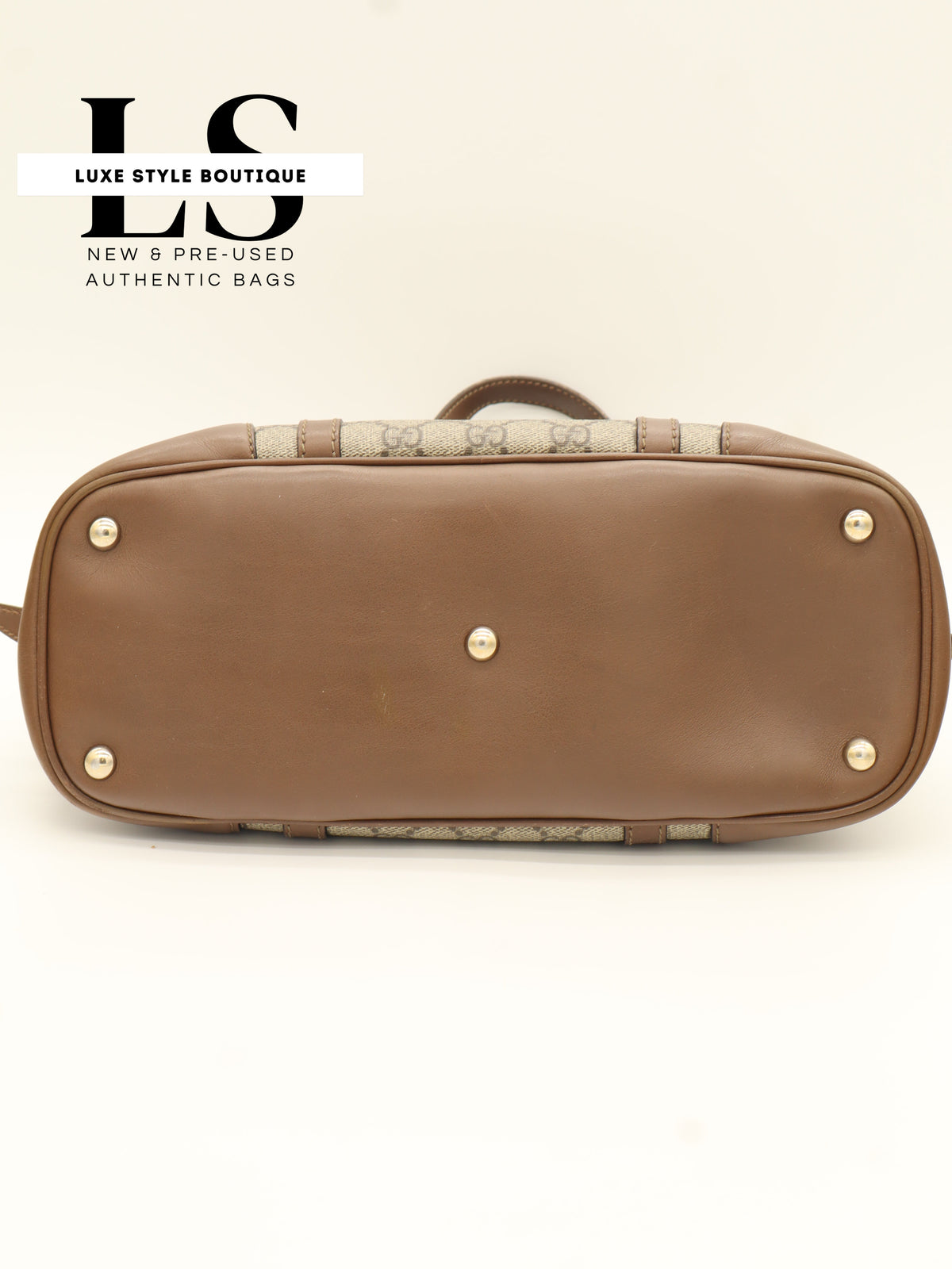 Gucci GG Supreme Monogram Nice Top Handle Dome Bag