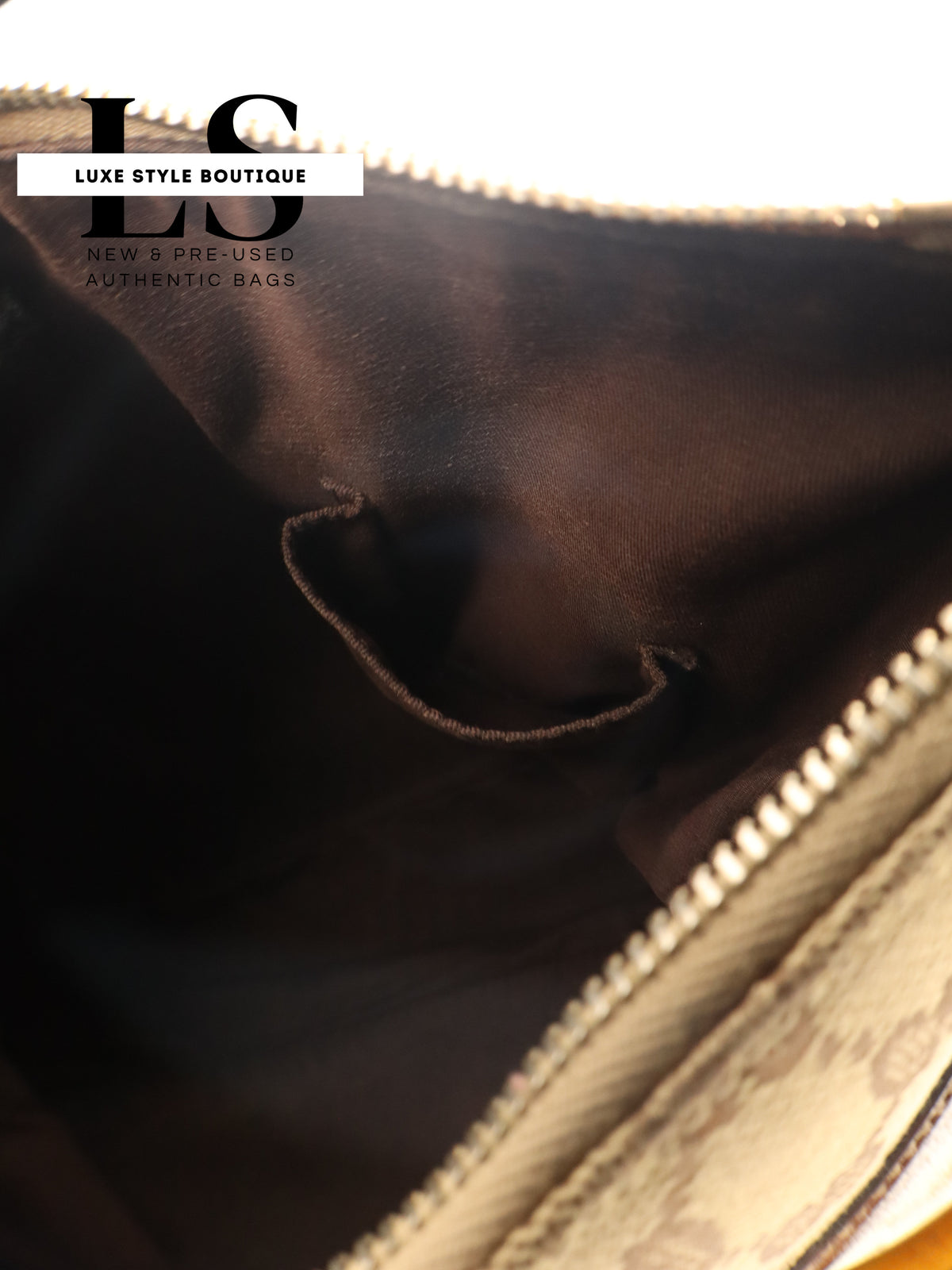 Gucci GG Canvas Anita Bamboo Top Handle