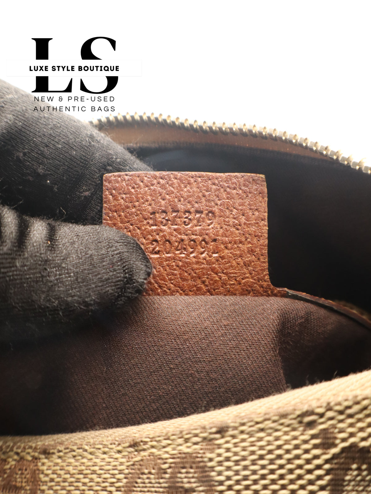 Gucci GG Canvas Anita Bamboo Top Handle