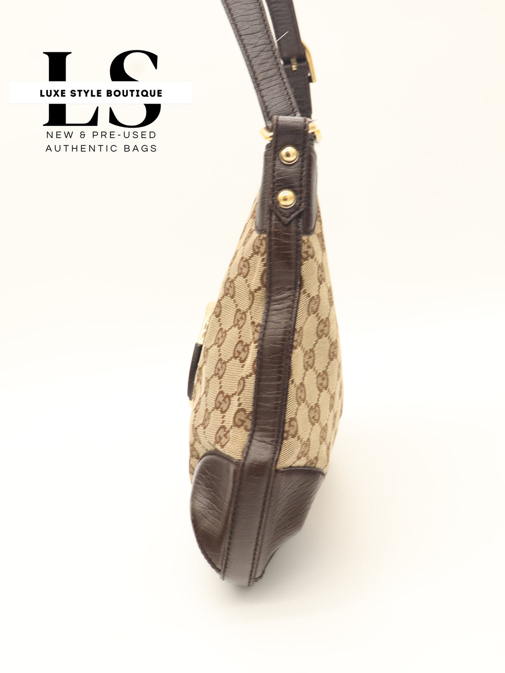 Gucci GG Canvas Hasler Horsebit Hobo