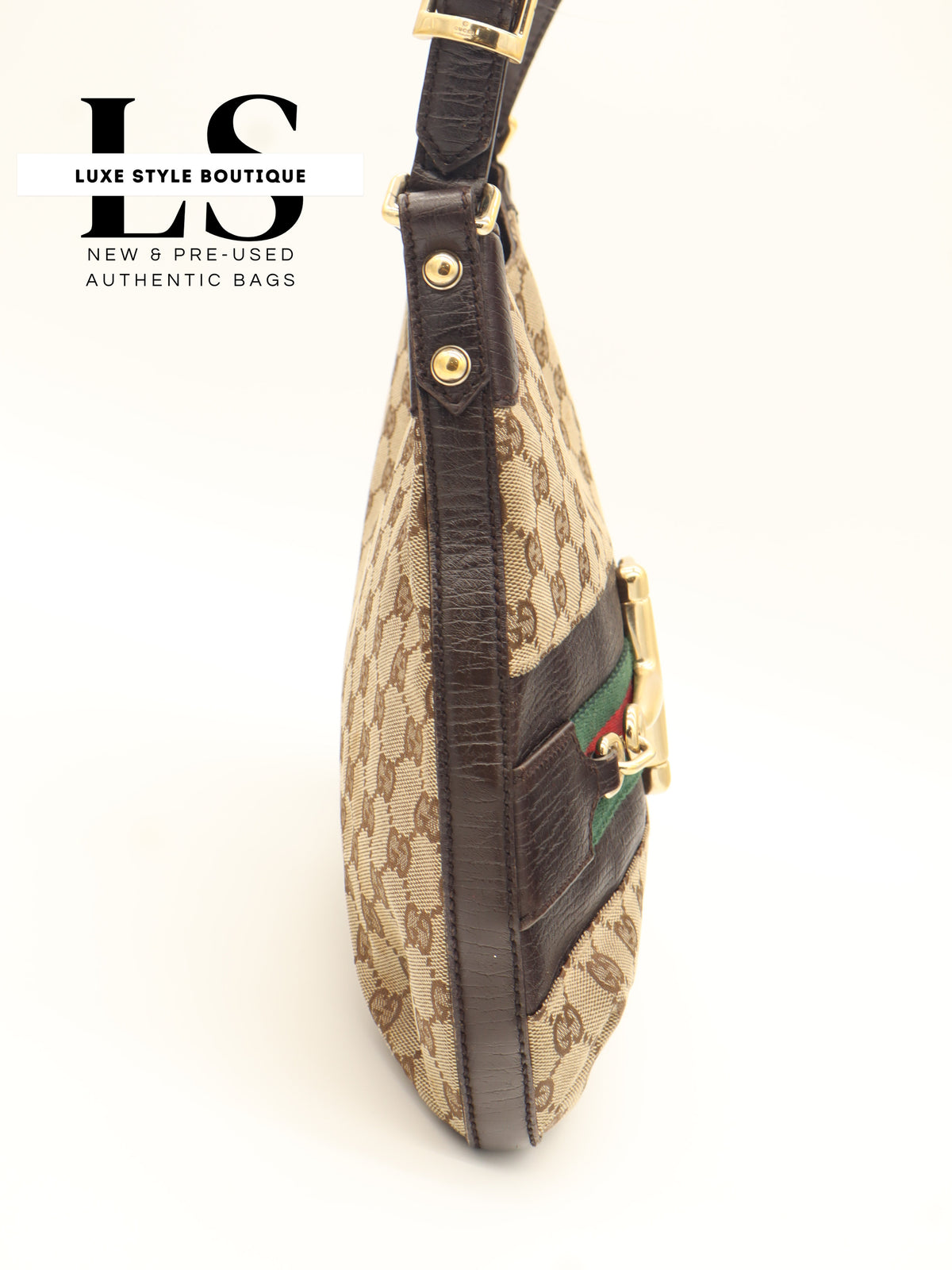 Gucci GG Canvas Hasler Horsebit Hobo