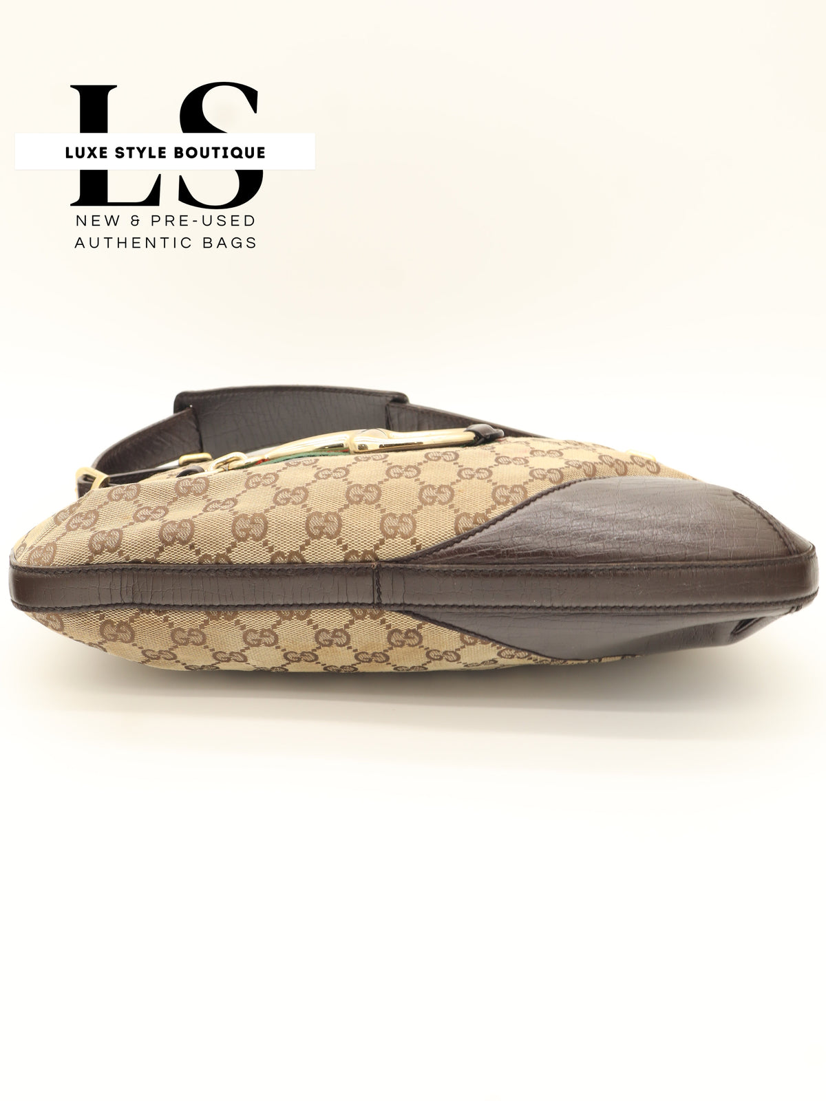 Gucci GG Canvas Hasler Horsebit Hobo