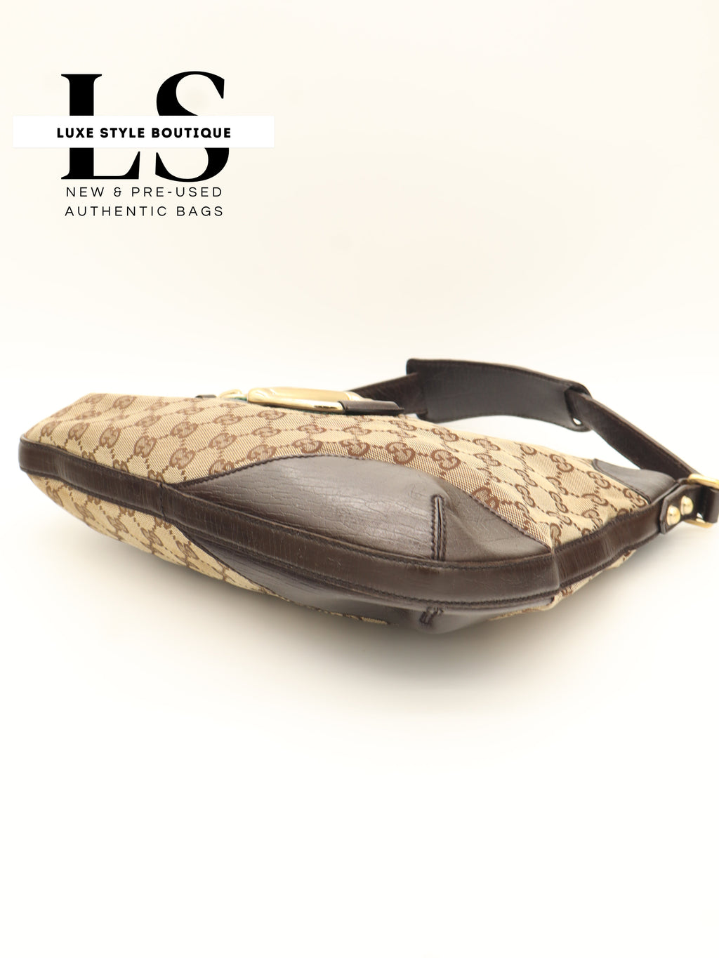 Gucci GG Canvas Hasler Horsebit Hobo