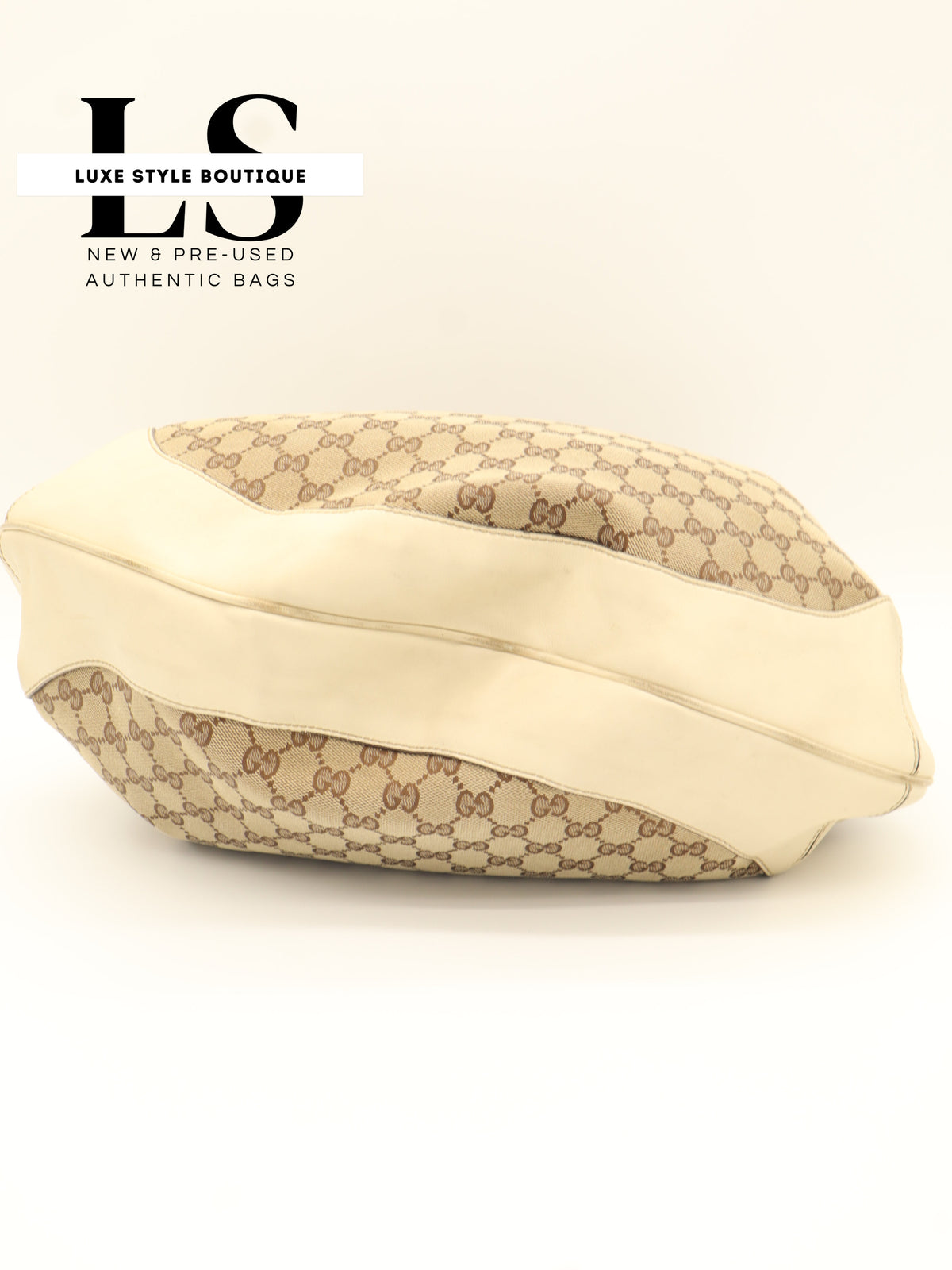 Gucci GG Canvas Large Peggy Bamboo Hobo