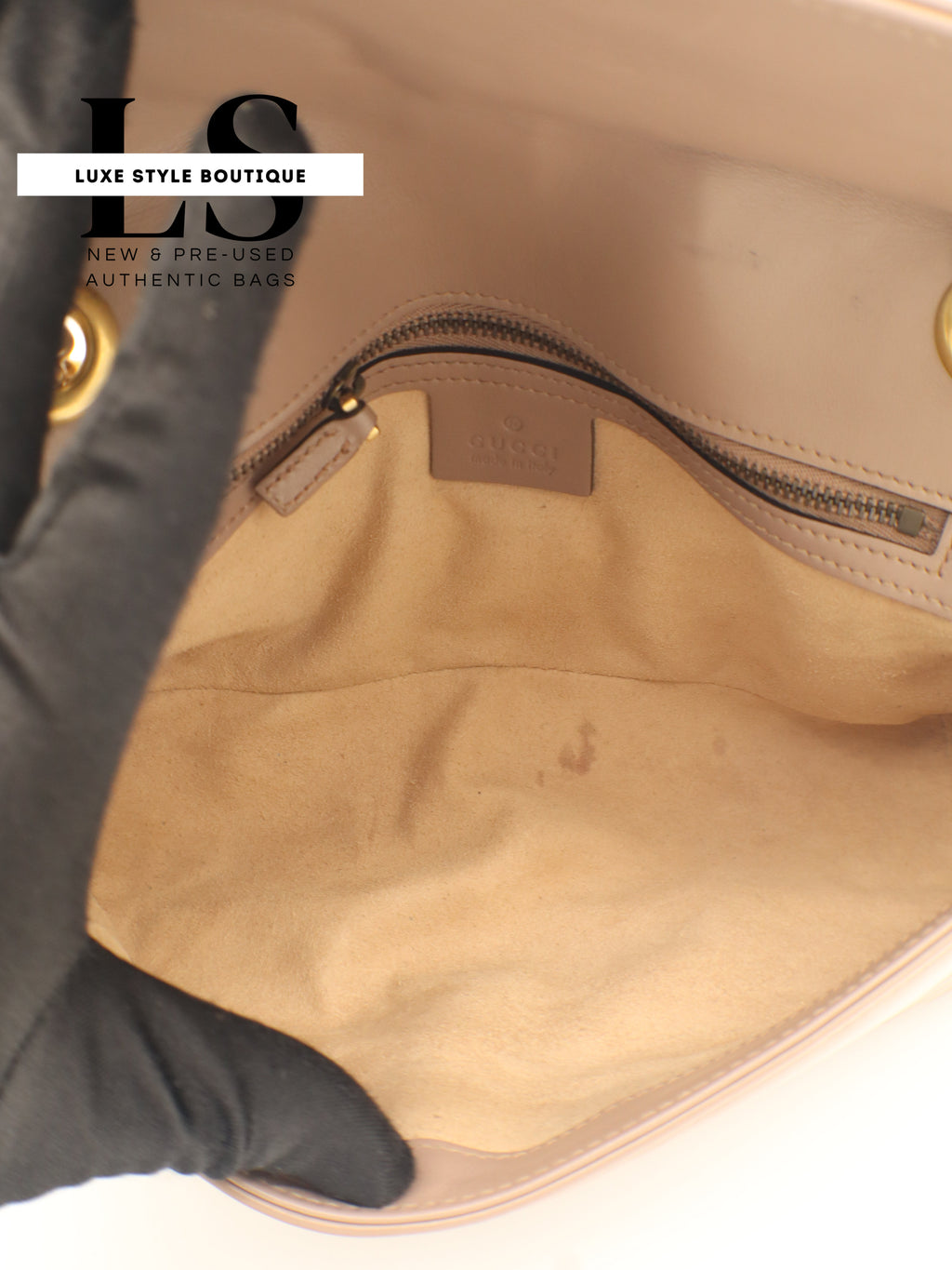 Gucci GG Marmont Matelasse Porcelain Rose
