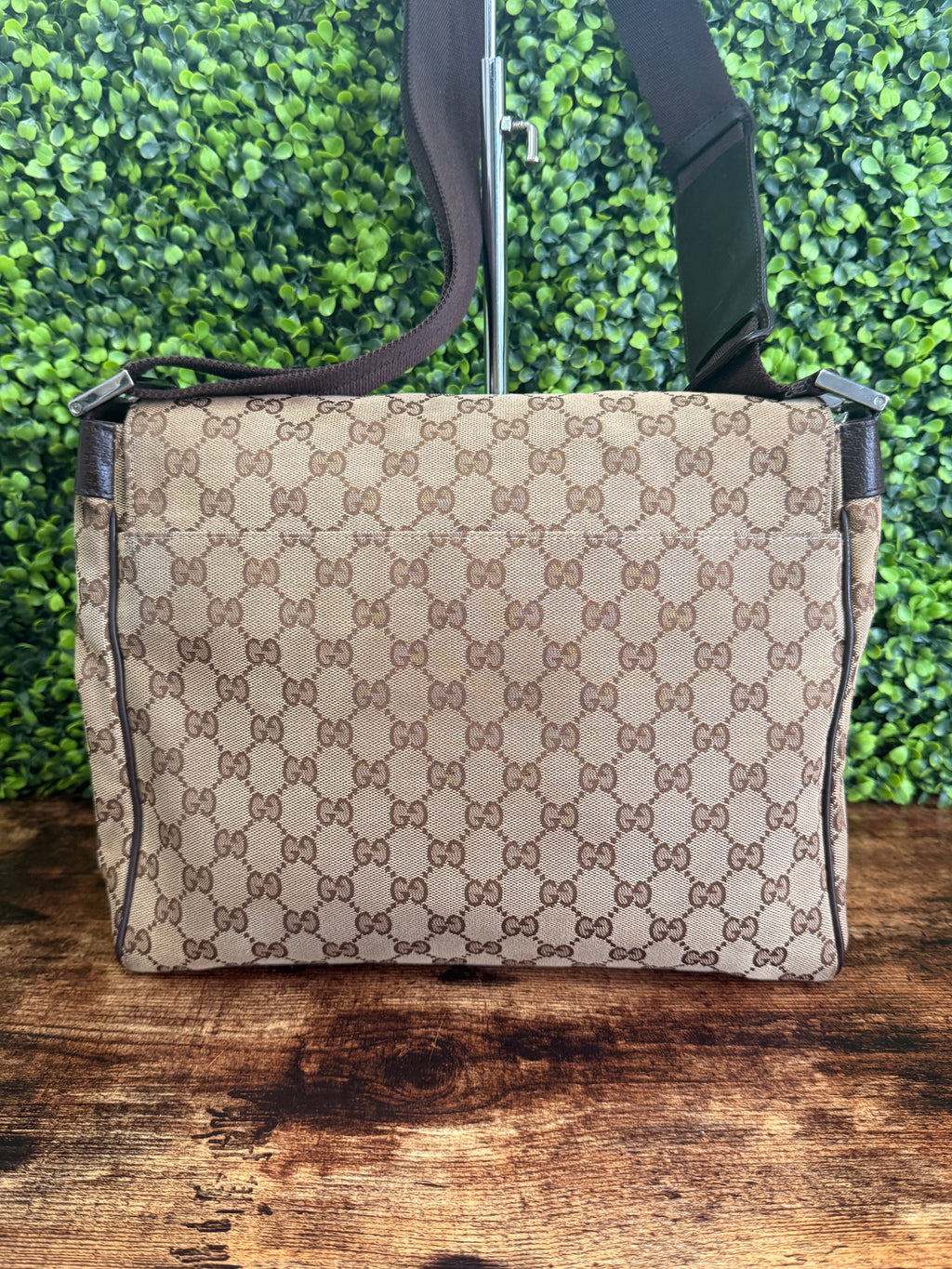 Gucci Flap Messenger GG Canvas
