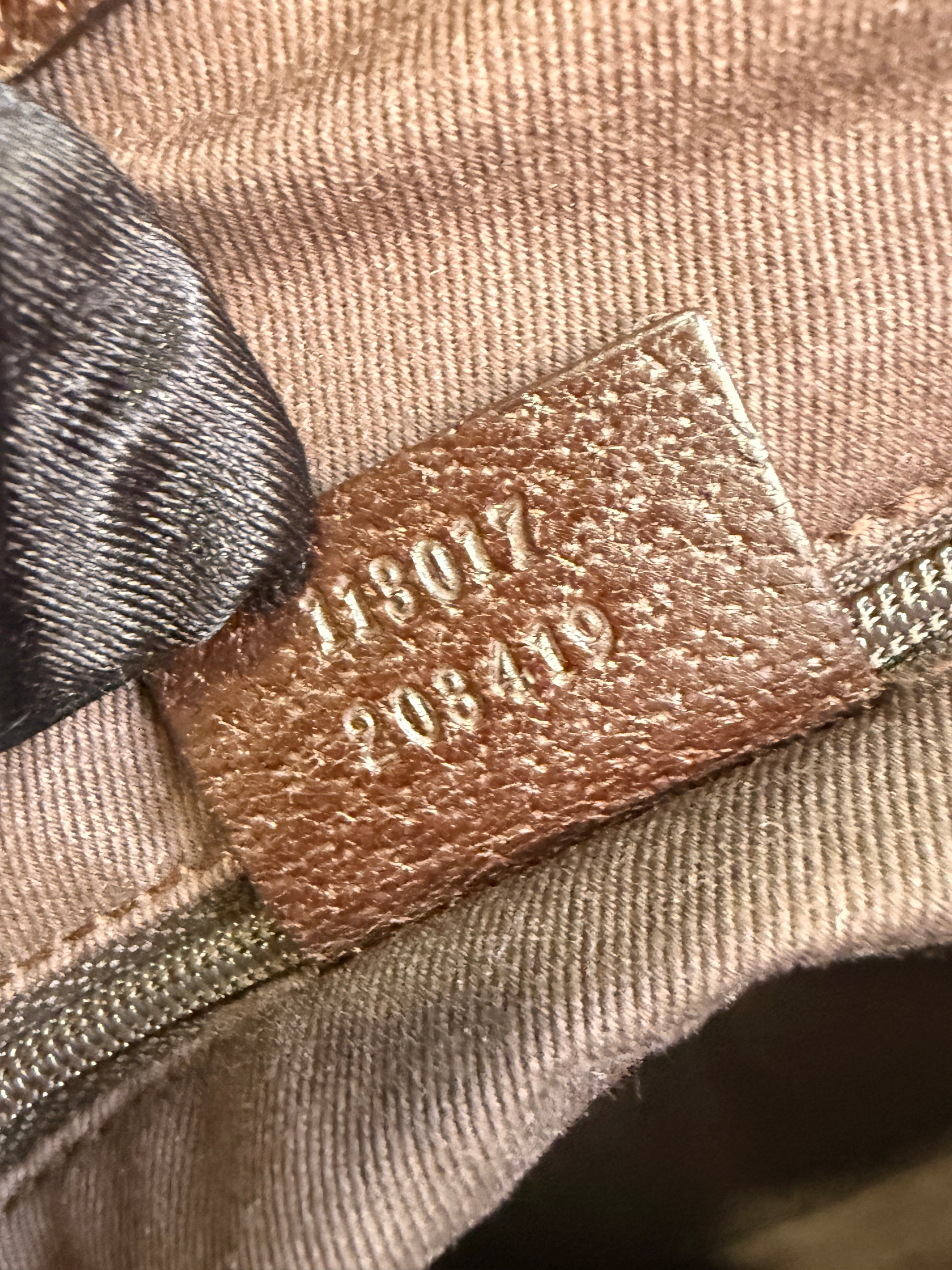 Gucci Vintage GG Canvas Brown Tote