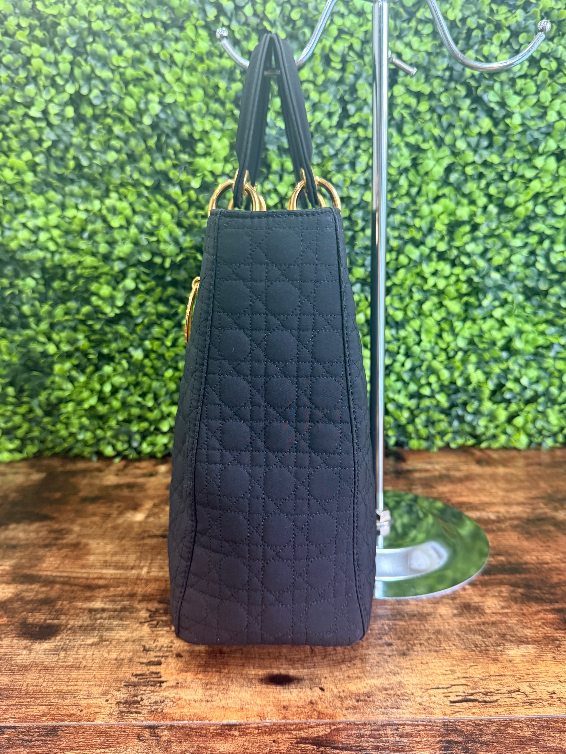 Dior Cannage Quilted Nylon Bag
