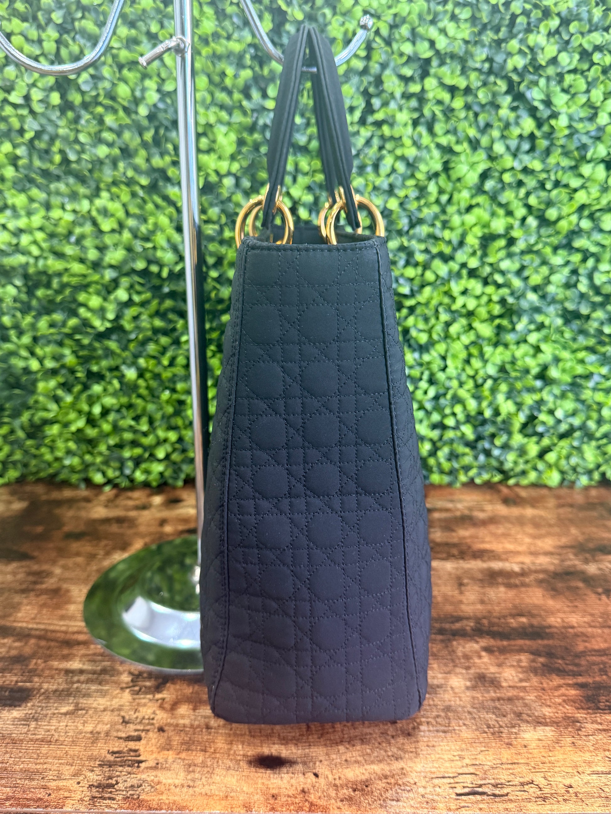 Dior Cannage Quilted Nylon Bag