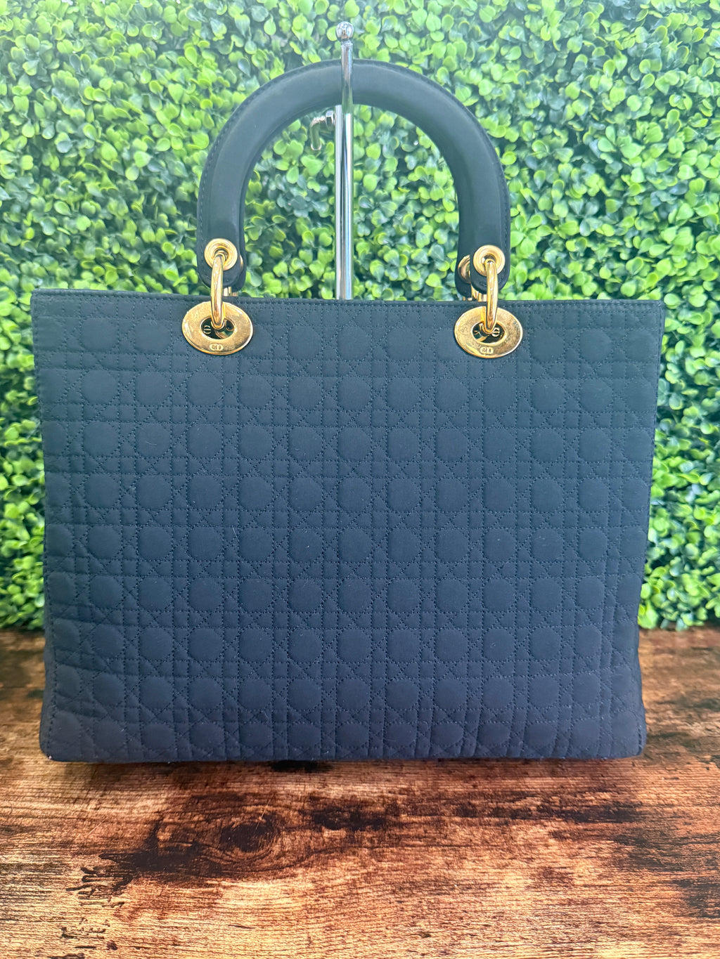 Dior Cannage Quilted Nylon Bag