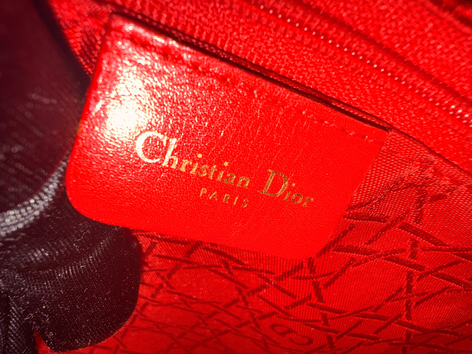 Dior Cannage Quilted Nylon Bag