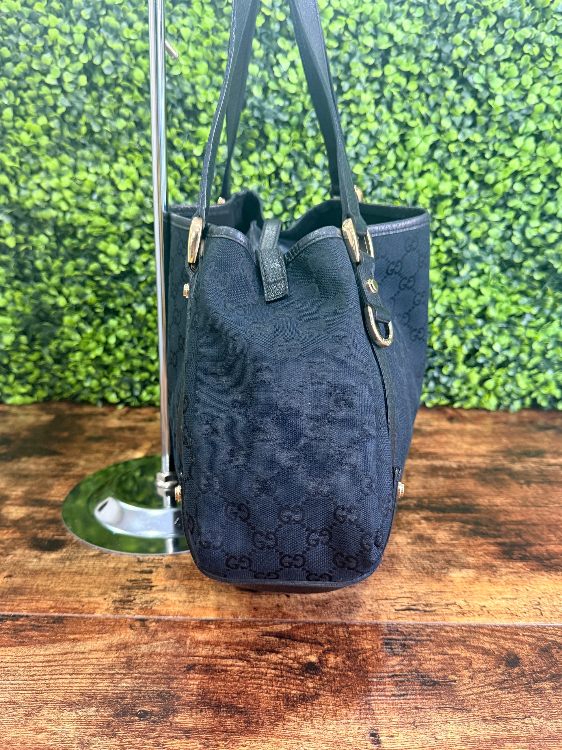 Gucci Black GG Canvas Abbey