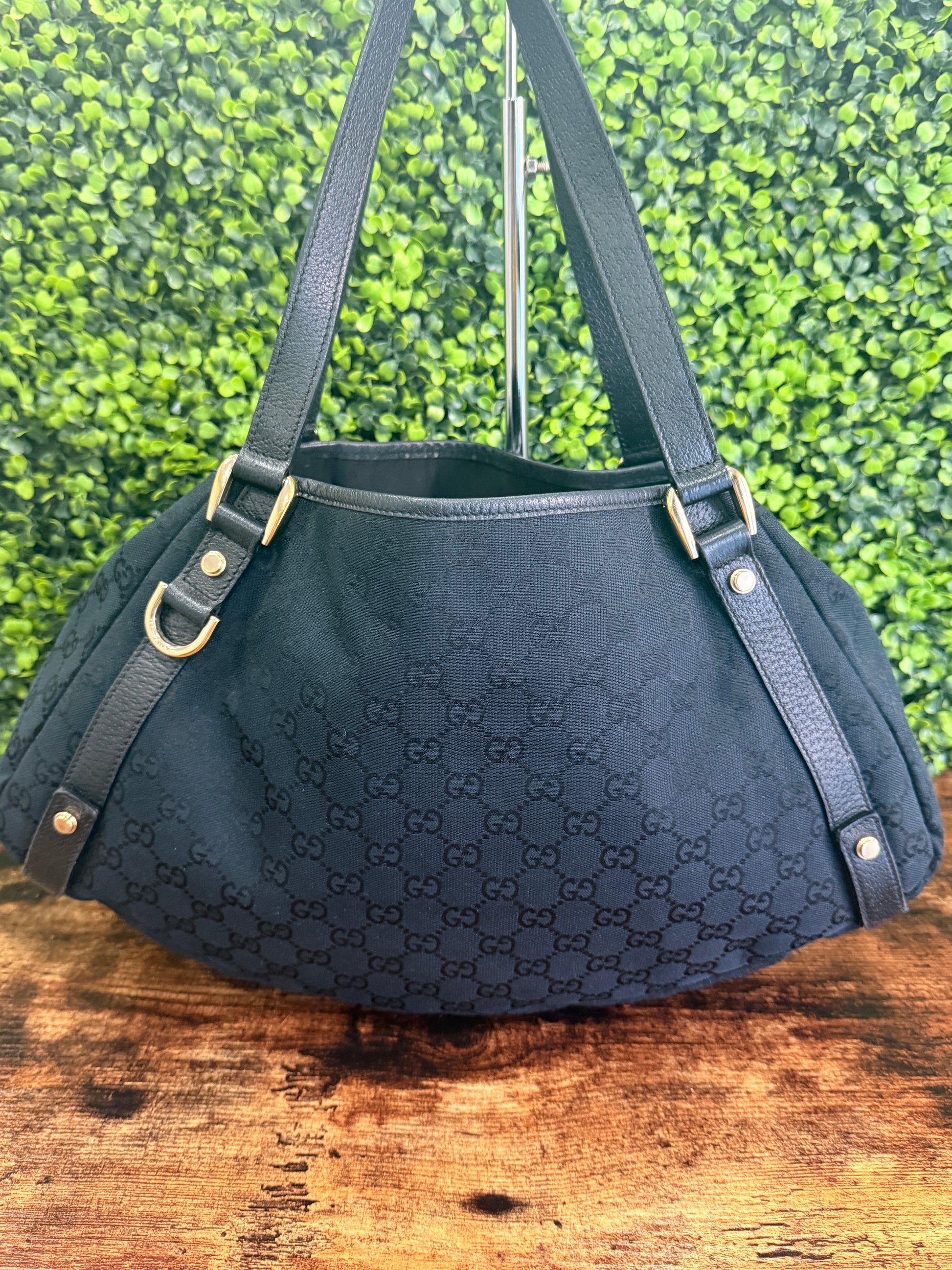 Gucci Black GG Canvas Abbey