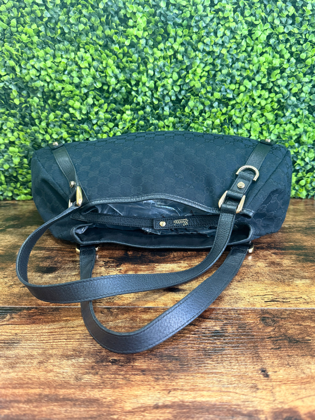 Gucci Black GG Canvas Abbey