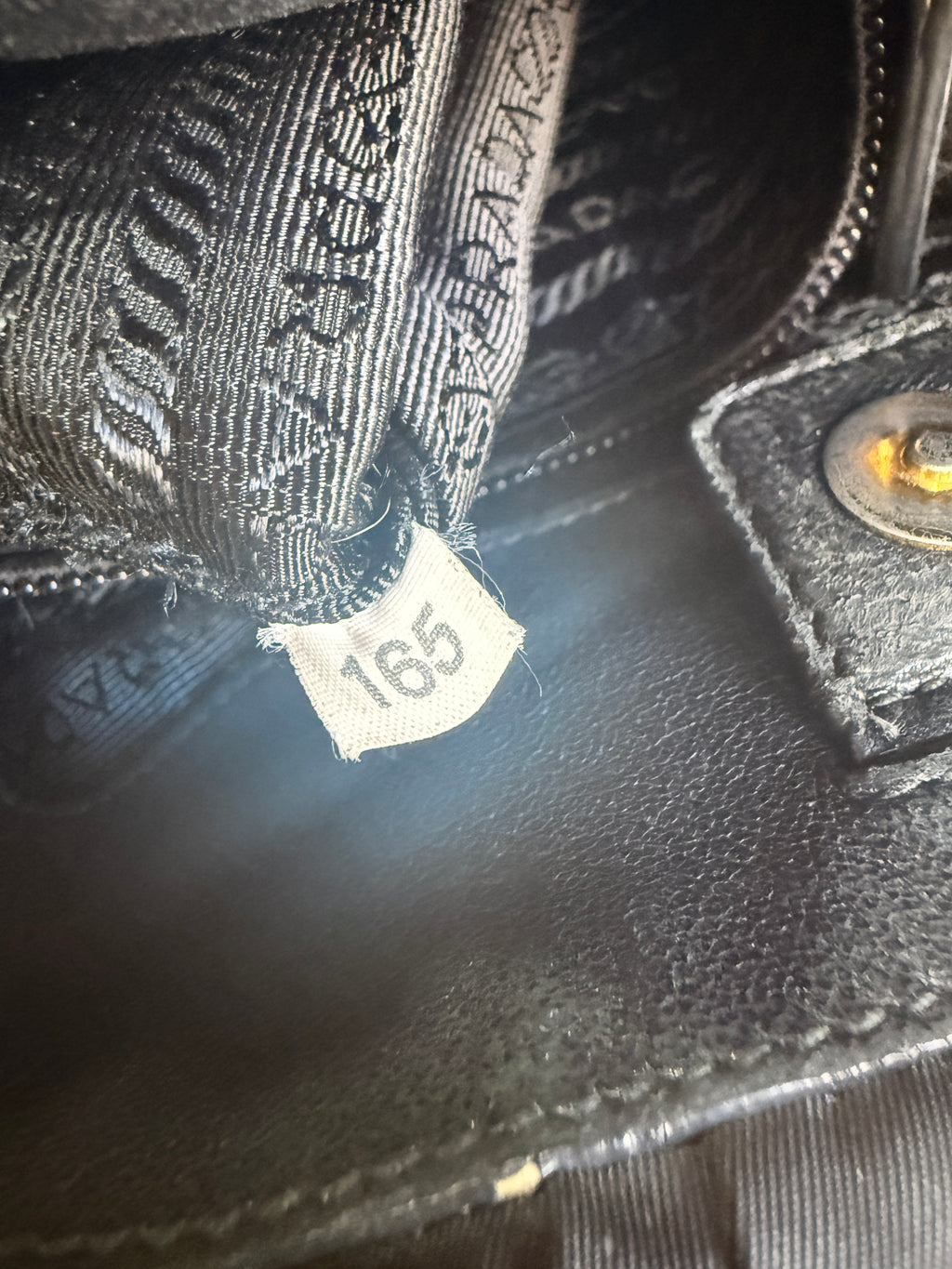 Prada Black Tessuto Nylon Shoulder Bag