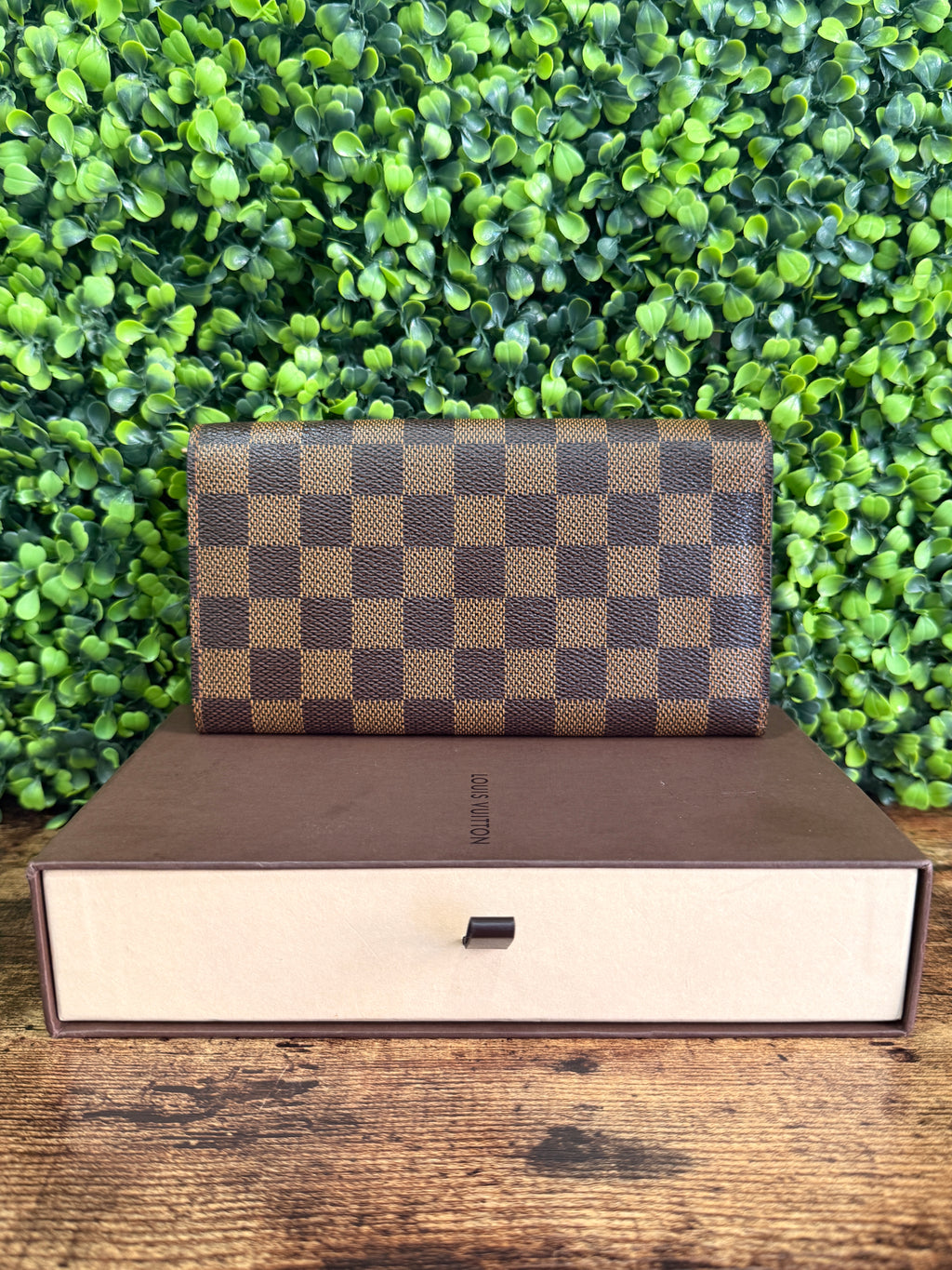 Louis Vuitton Sarah Wallet Damier Ebene