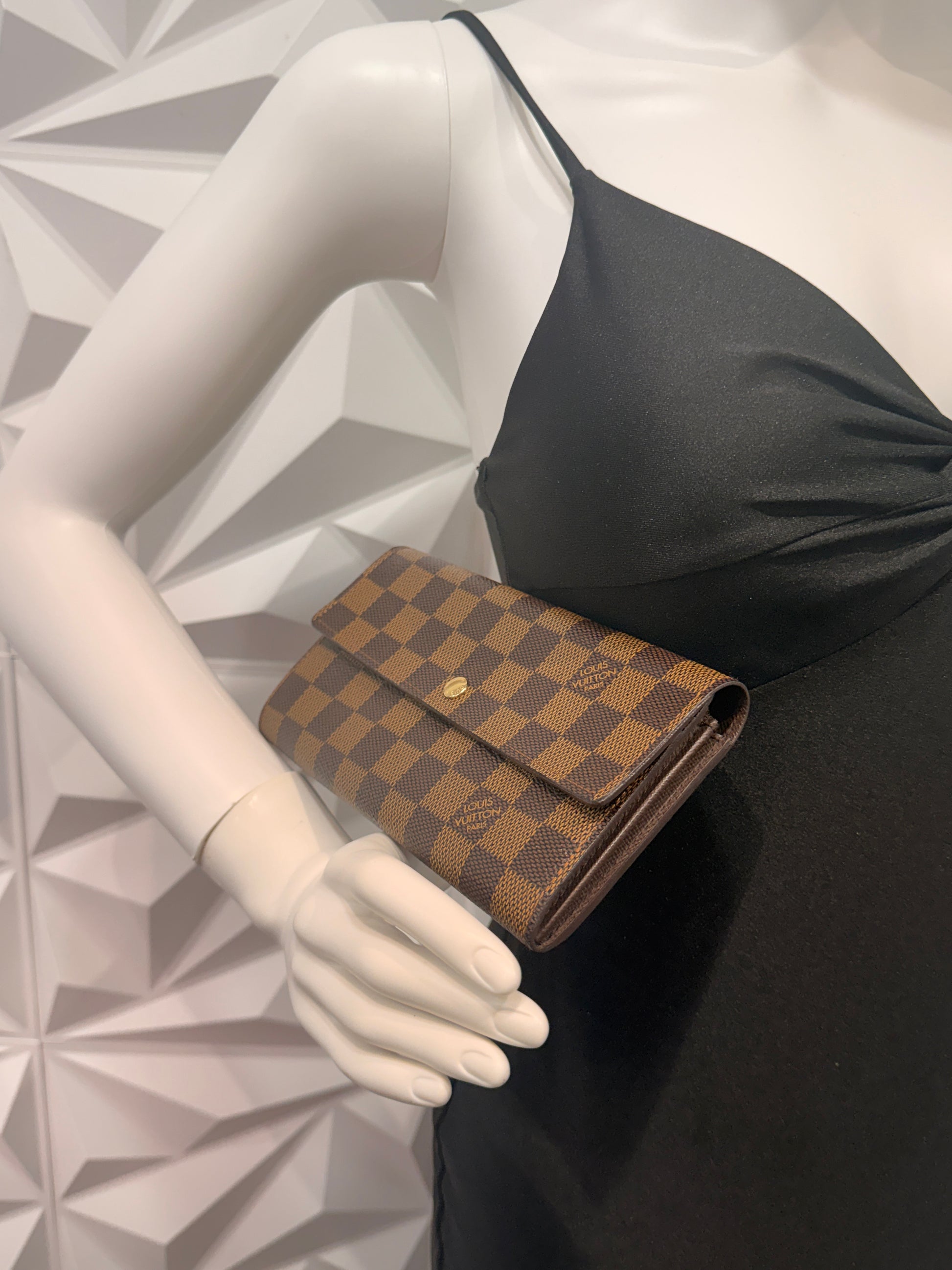 Louis Vuitton Sarah Wallet Damier Ebene