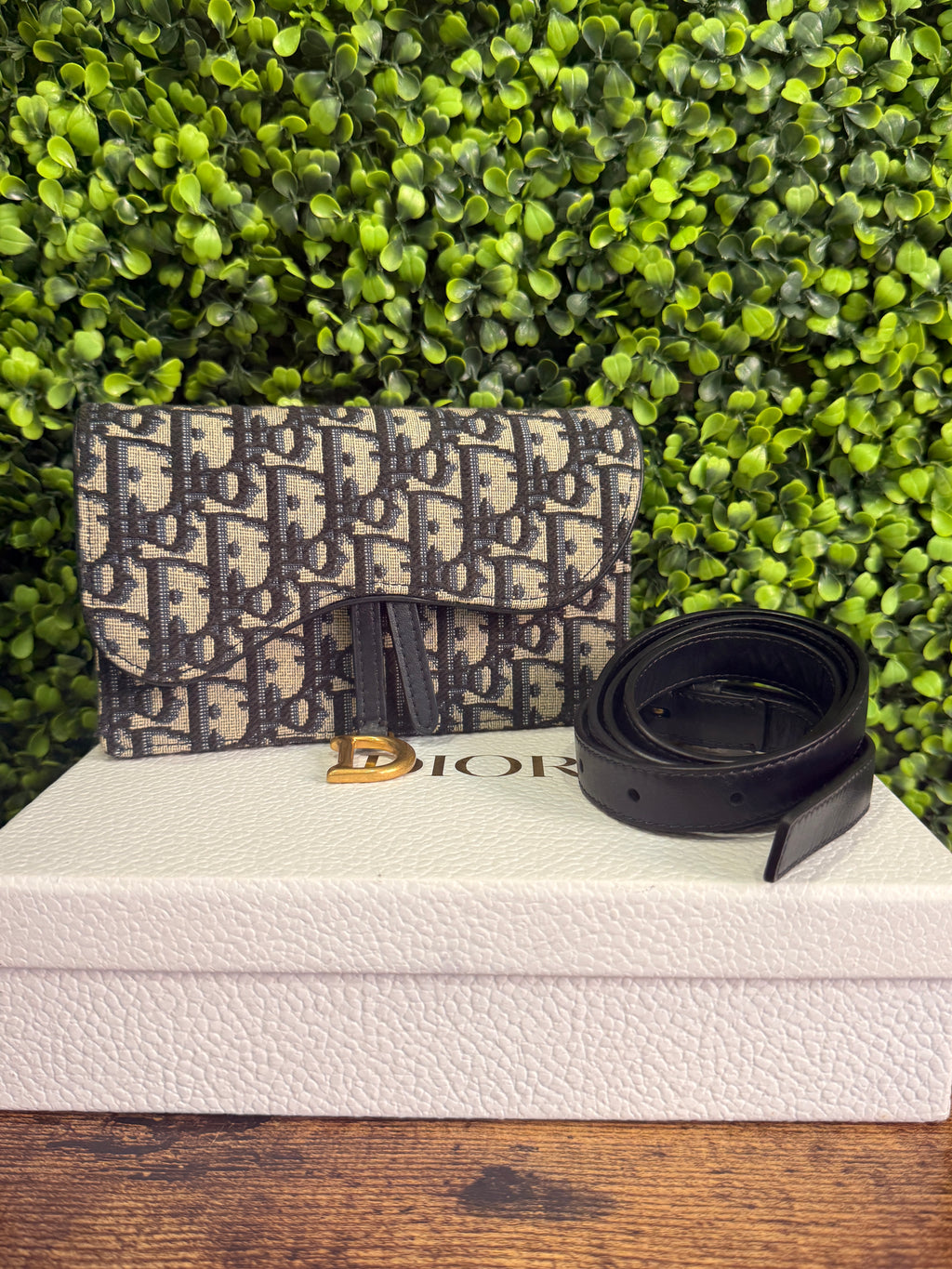 Dior Saddle Oblique Pouch