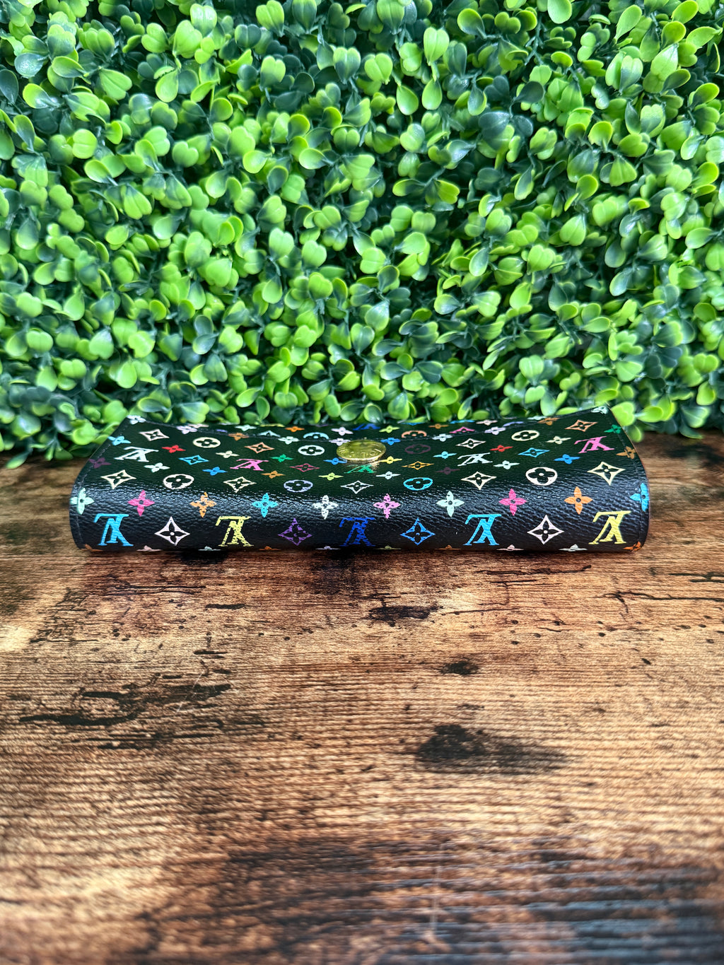 Louis Vuitton Monogram Multicolor Sarah Wallet