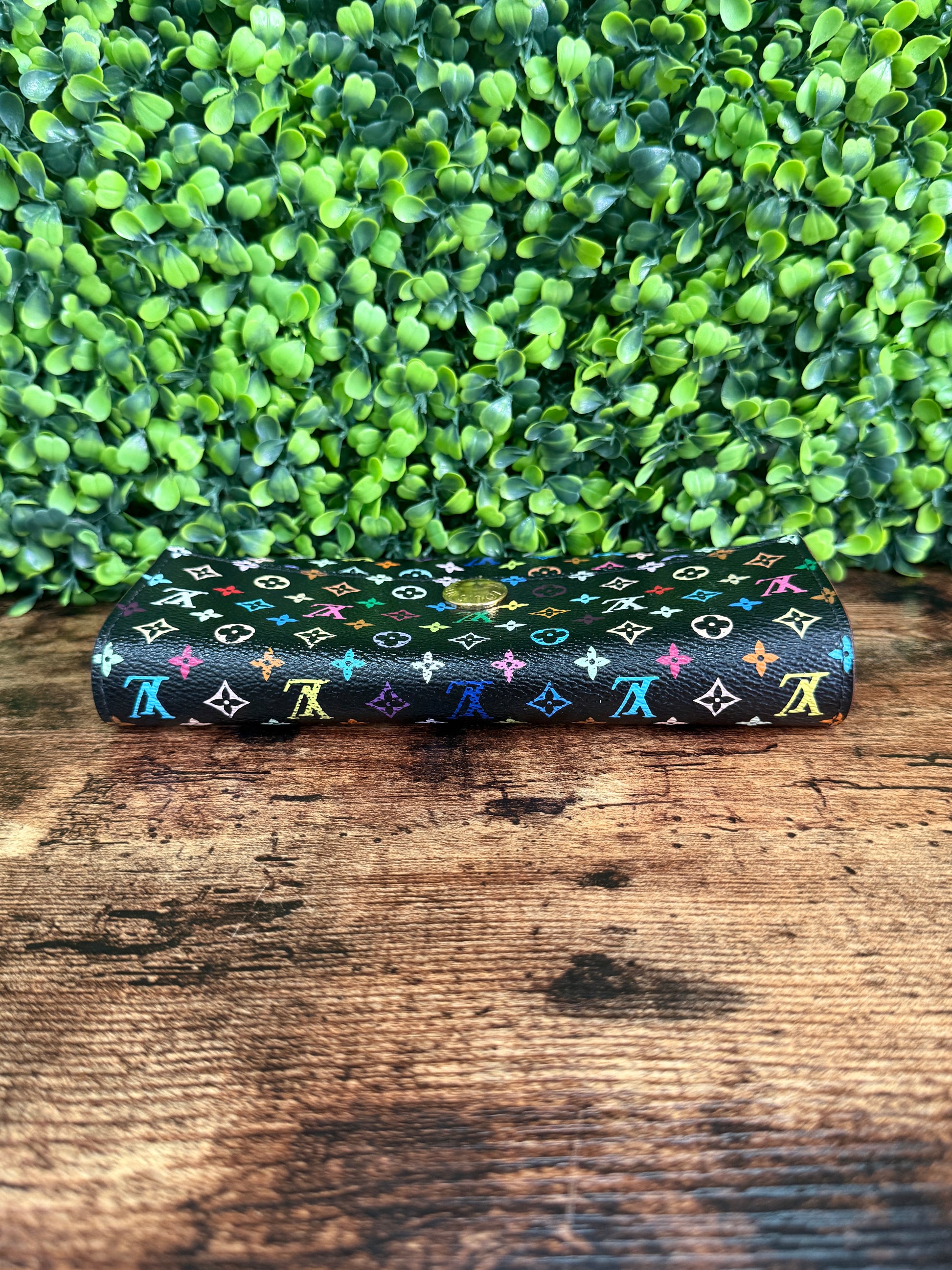 Louis Vuitton Monogram Multicolor Sarah Wallet