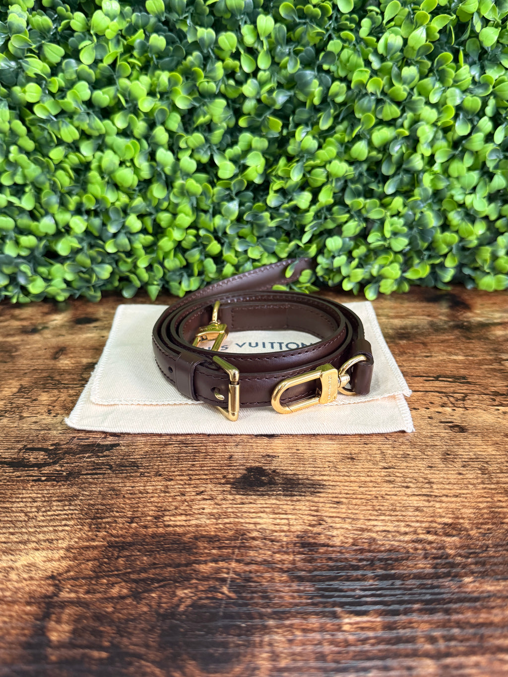 Louis Vuitton Dark Brown Adjustable Crossbody Strap