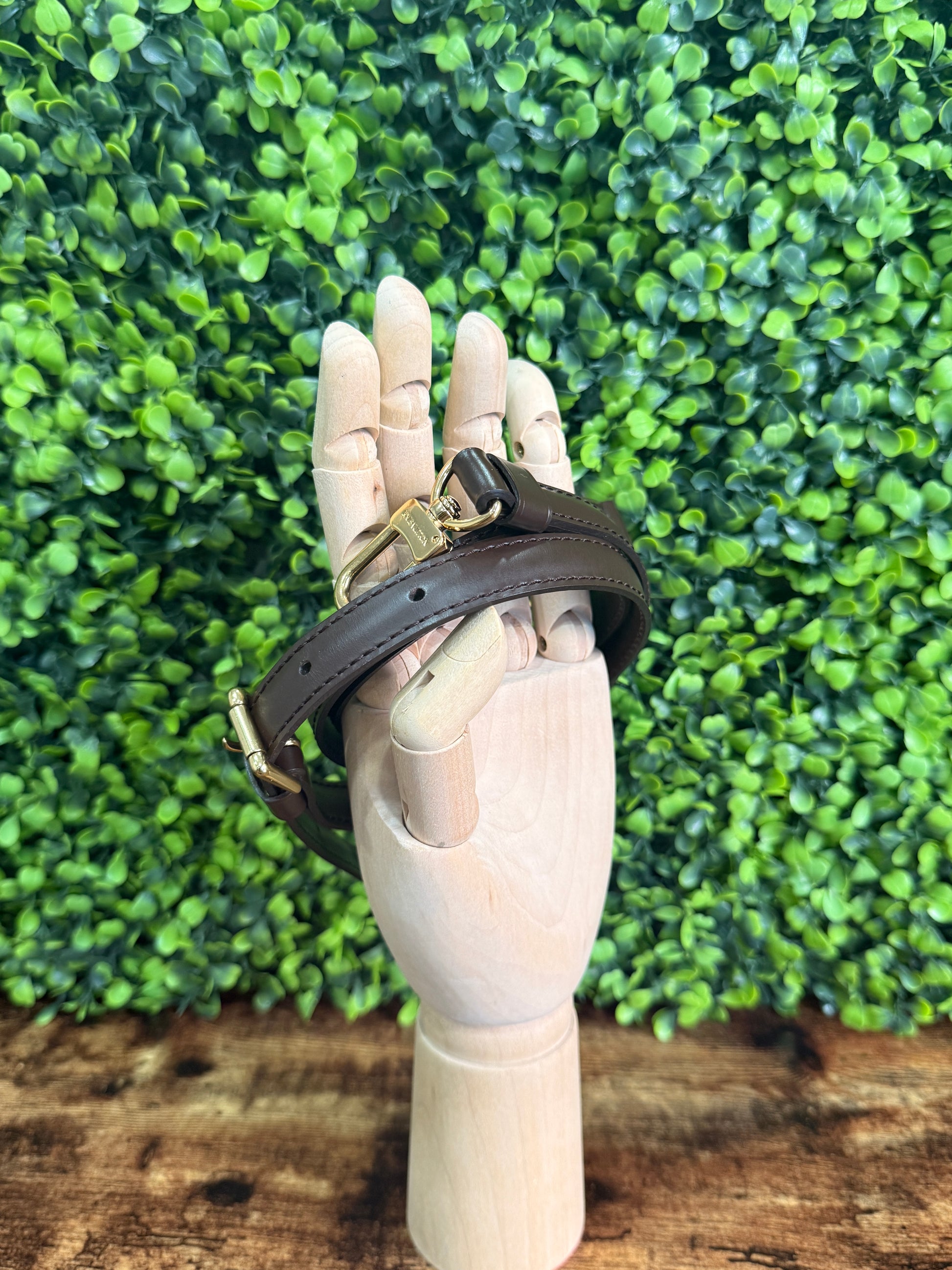 Louis Vuitton Dark Brown Adjustable Crossbody Strap