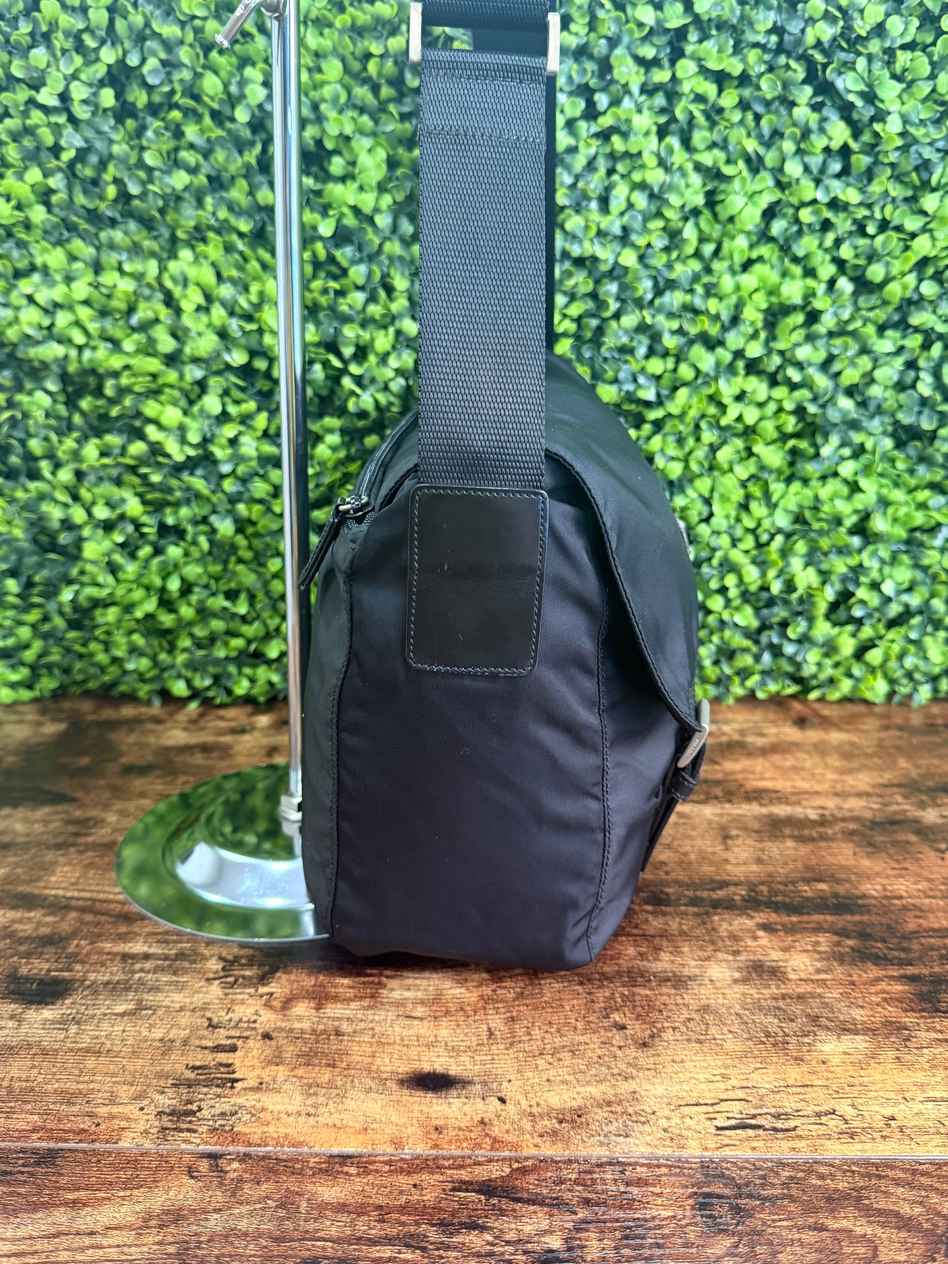 Prada Tessuto Nylon Messenger Bag