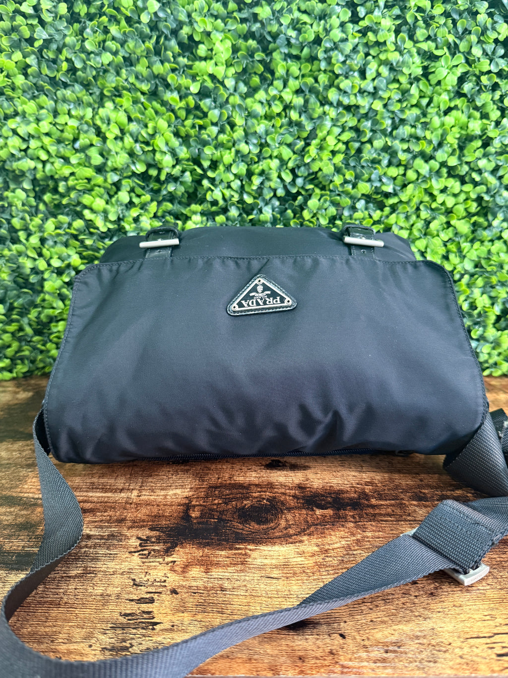 Prada Tessuto Nylon Messenger Bag