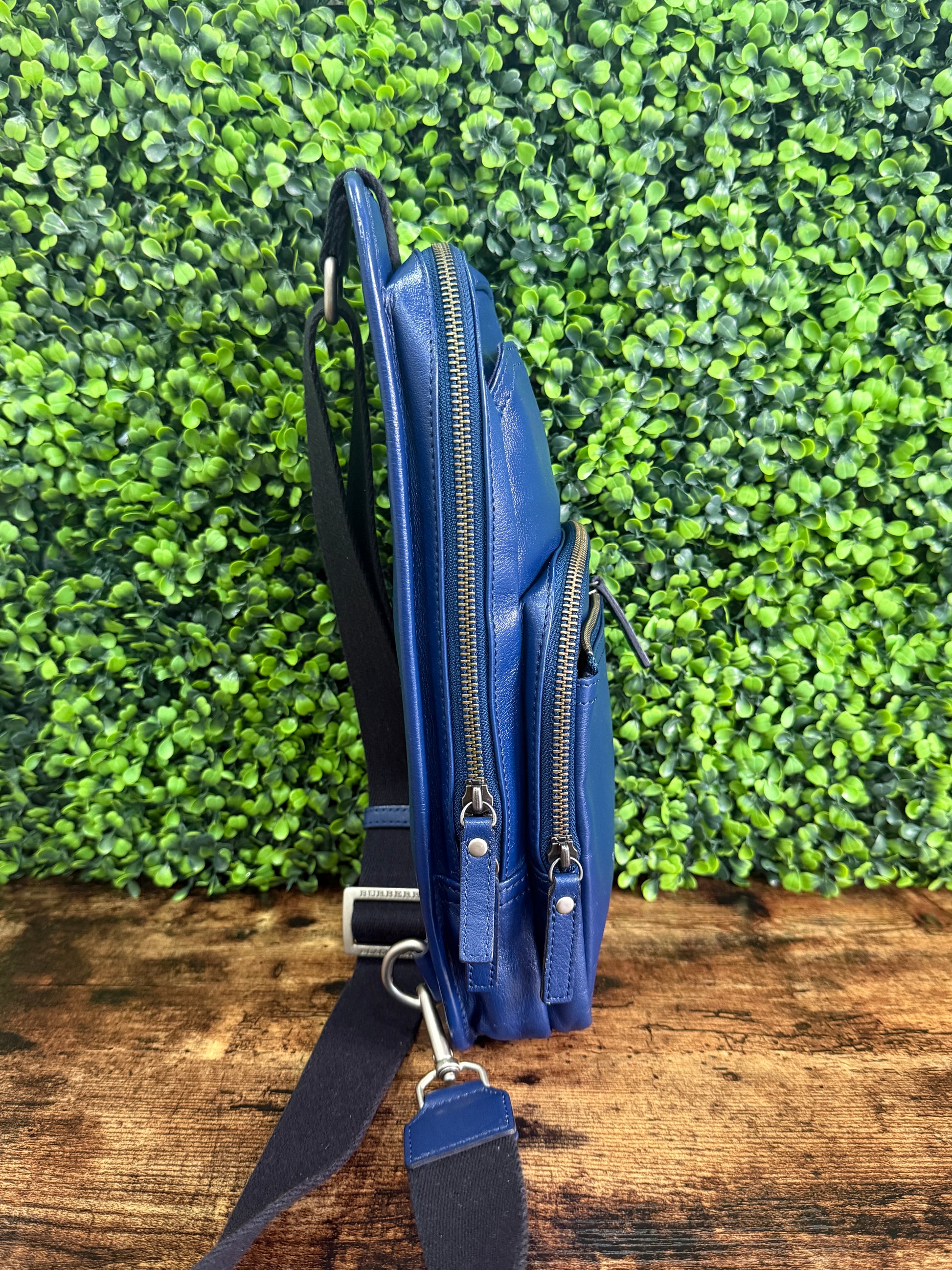 Burberry Blue Crossbody Bag Blue Label